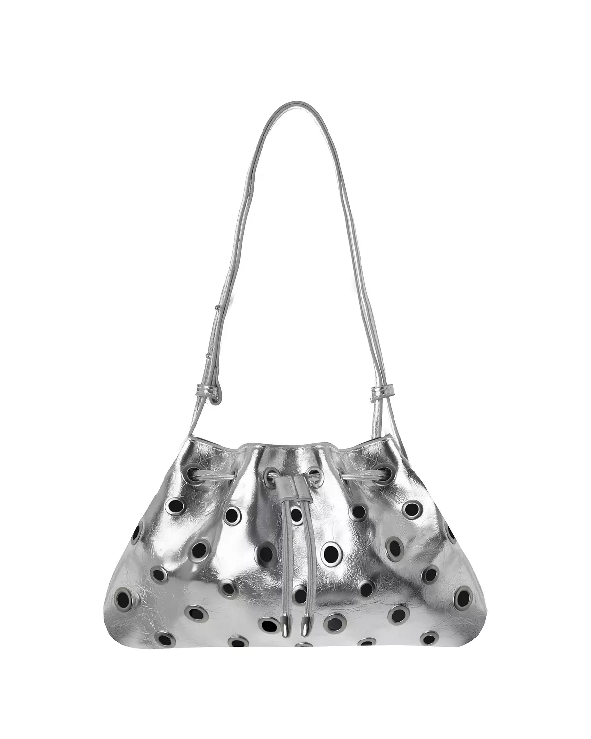 Silver Bag with Silver Hardware  image