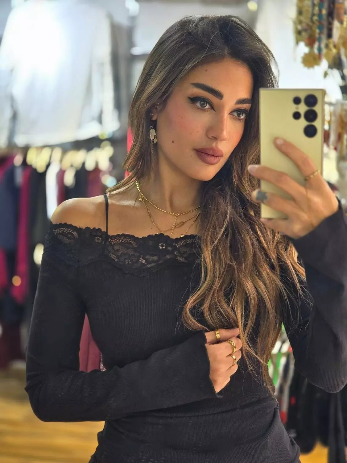 Lace off-shoulder top 2