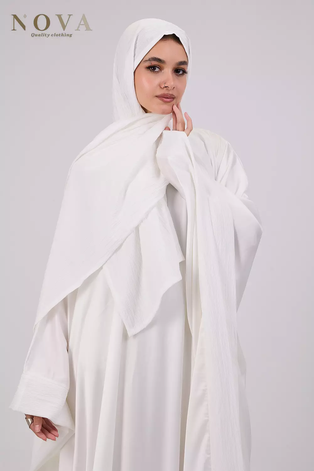 White crush satin  6