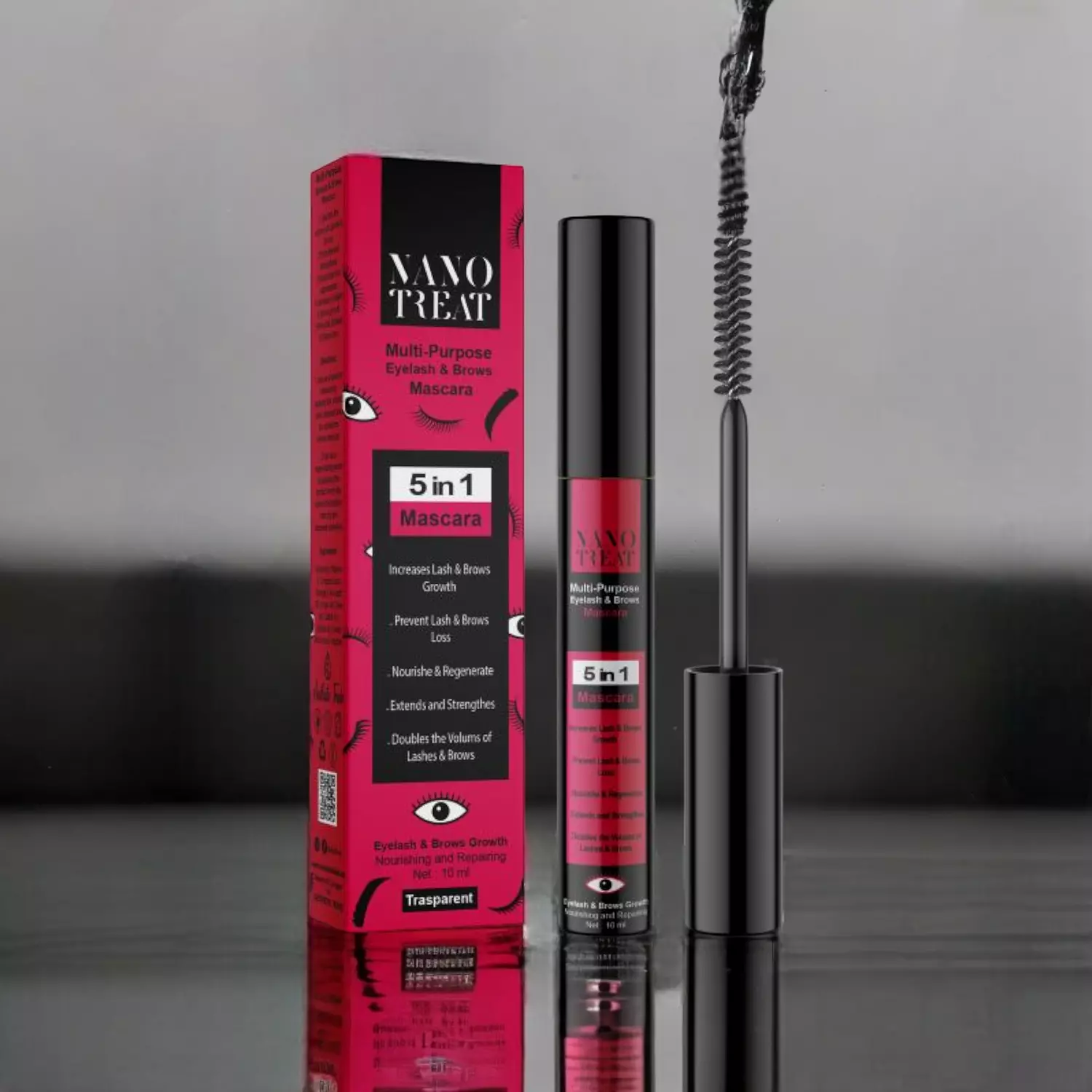 Nanotreat Eyelash and Brows Mascara - 10 ml image