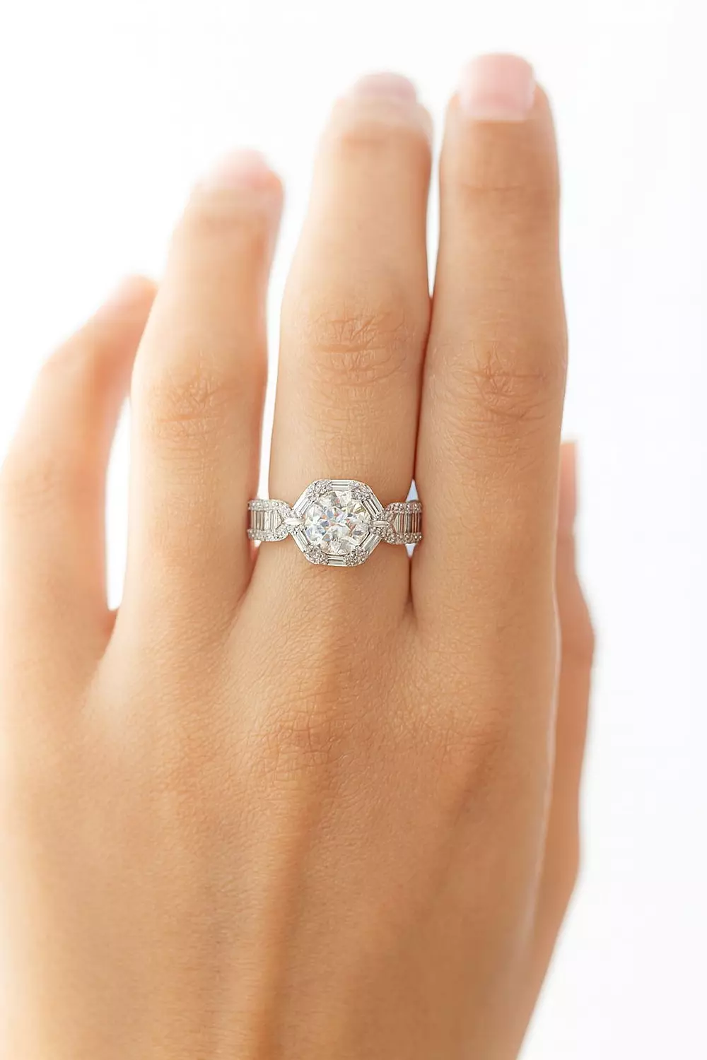 Silver Ring Daimond 1
