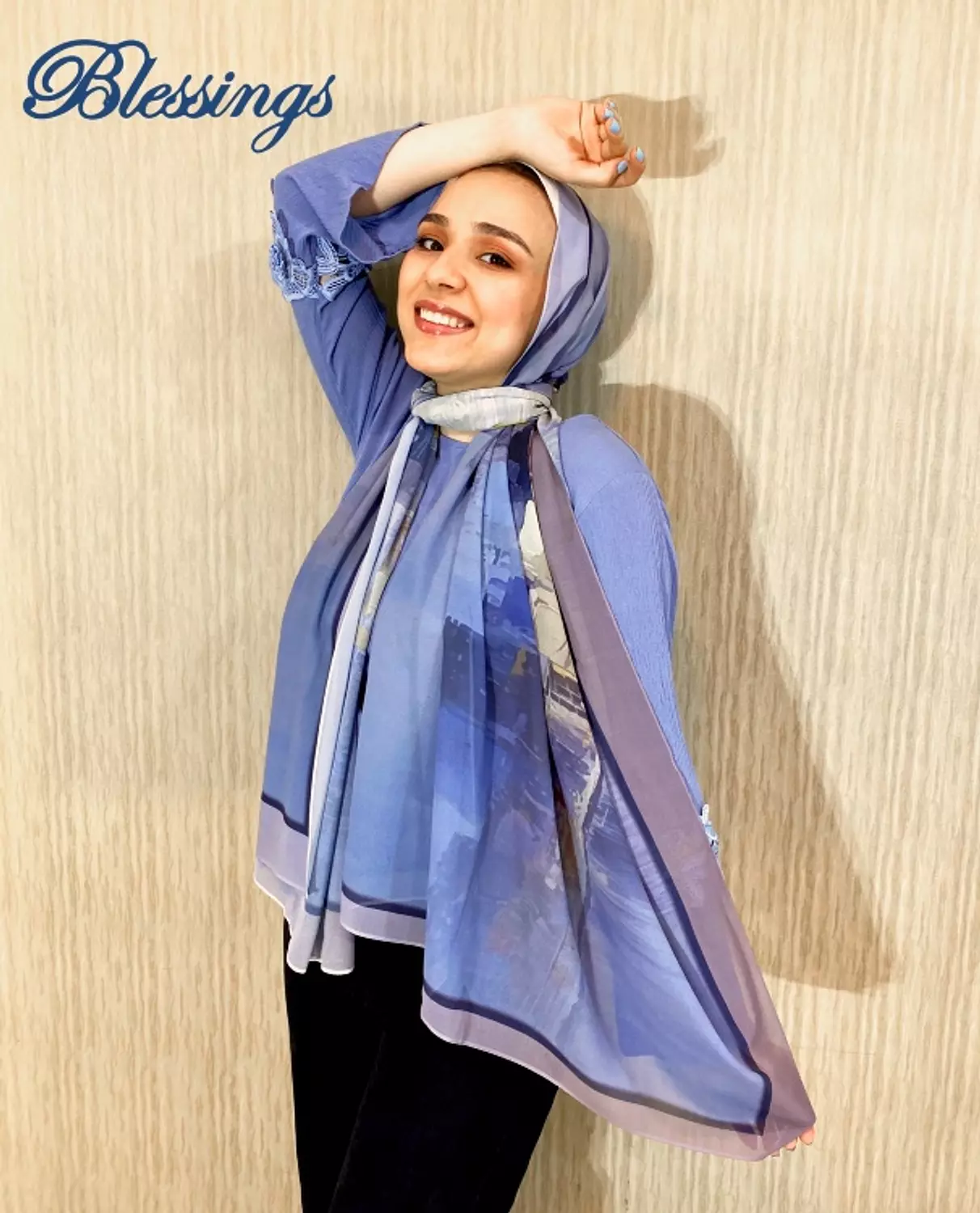 Scarf-Blessings-Light-Blue Roads