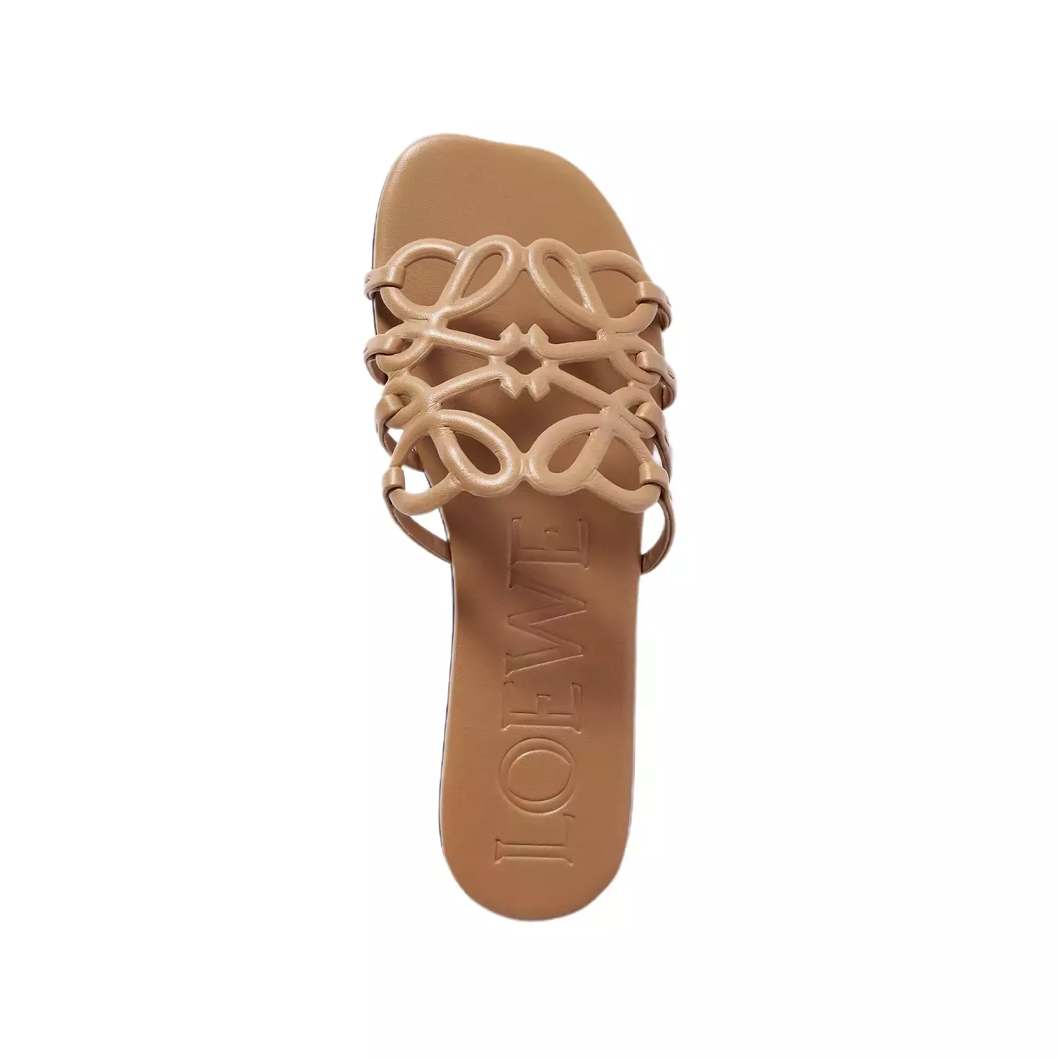 Loewe, Petal Anagram leather slides image