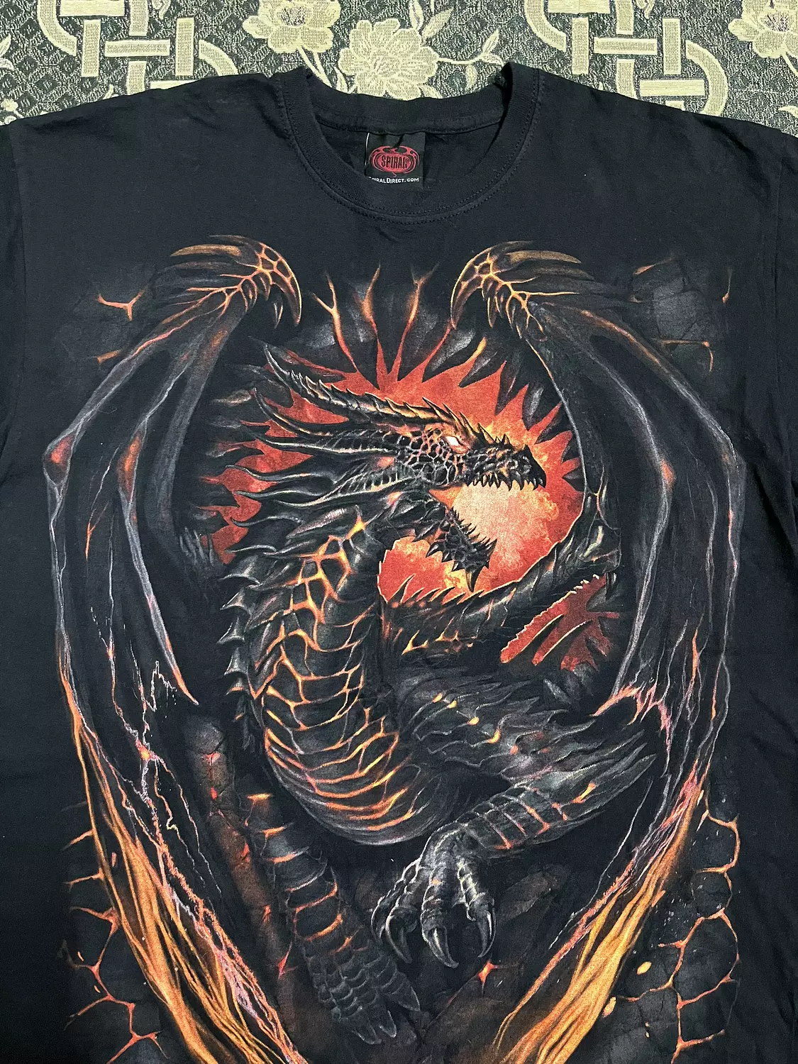 Y2K spiral Drgon Tshirt 2