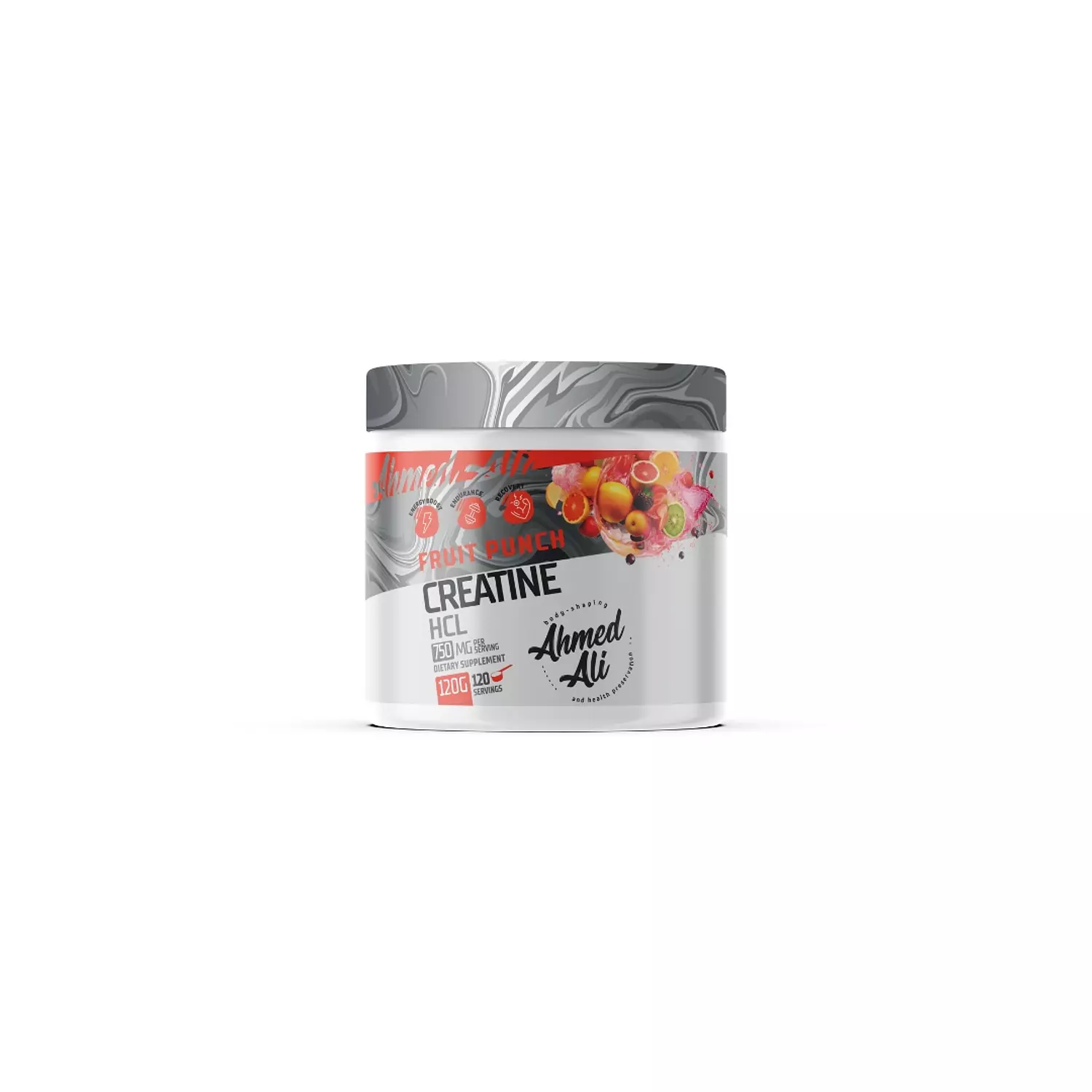 Ahmed Ali Nutrition | Creatine HCL Fruit Punch | 750mg – 120G  image