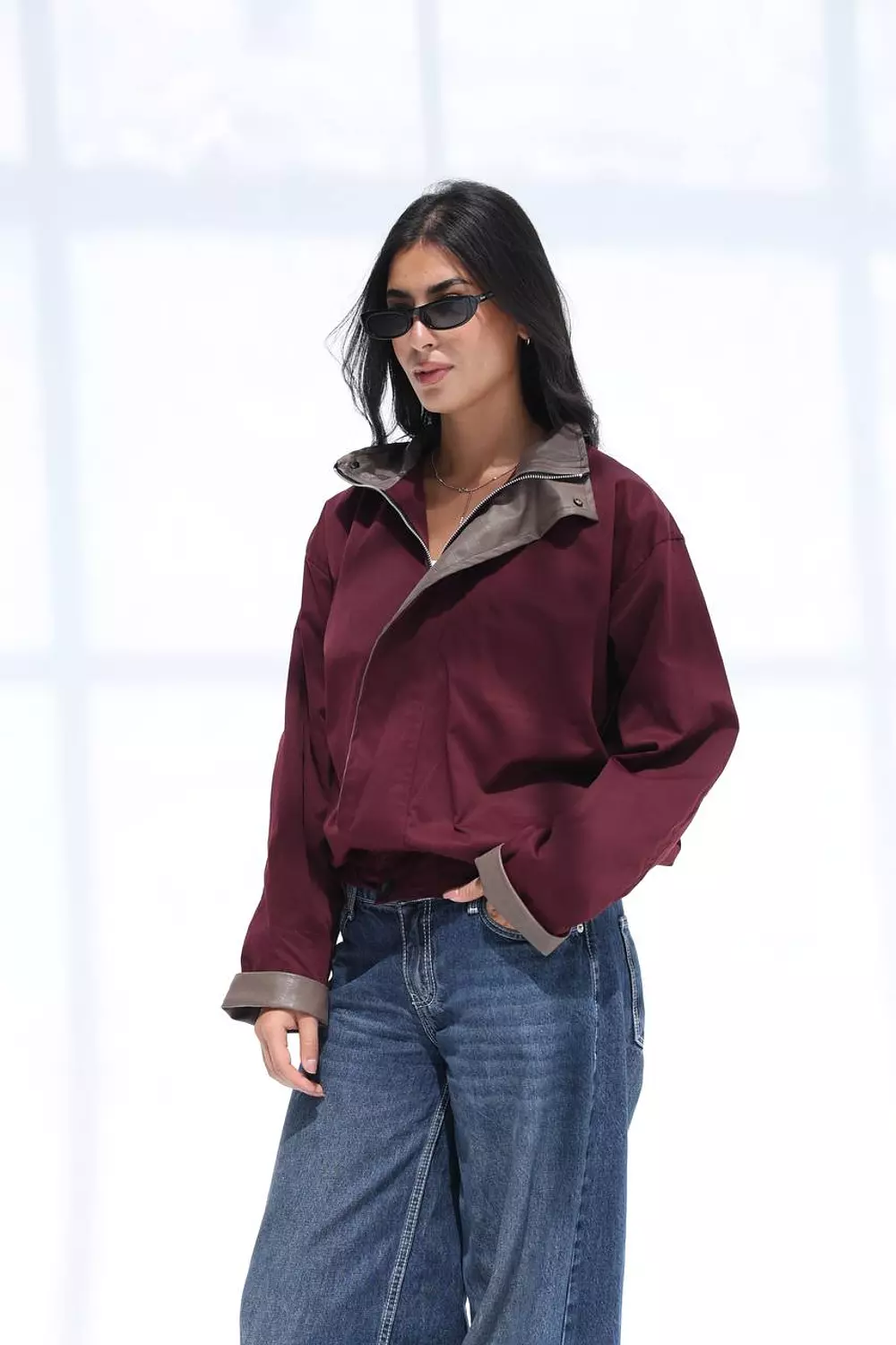 Mocha Lined Bomber  8