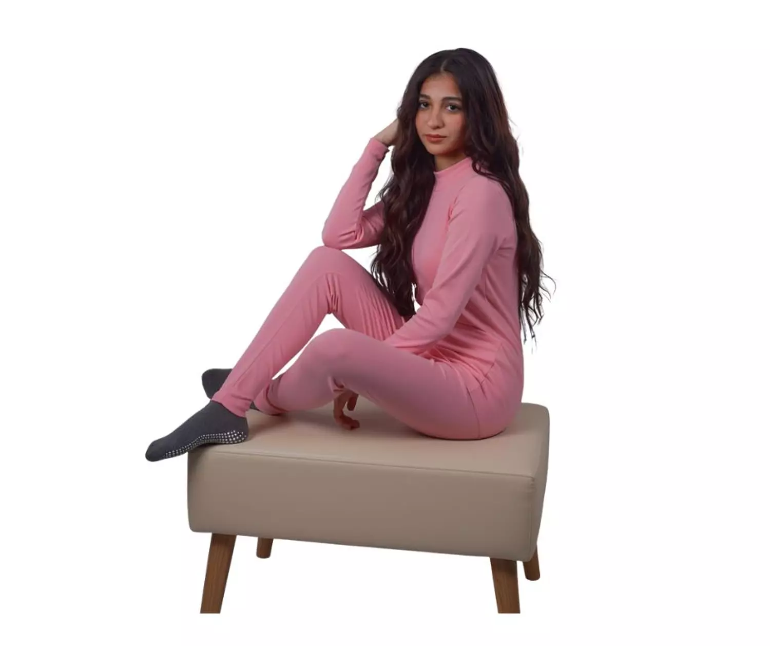 Women Half Neck Thermal set 17