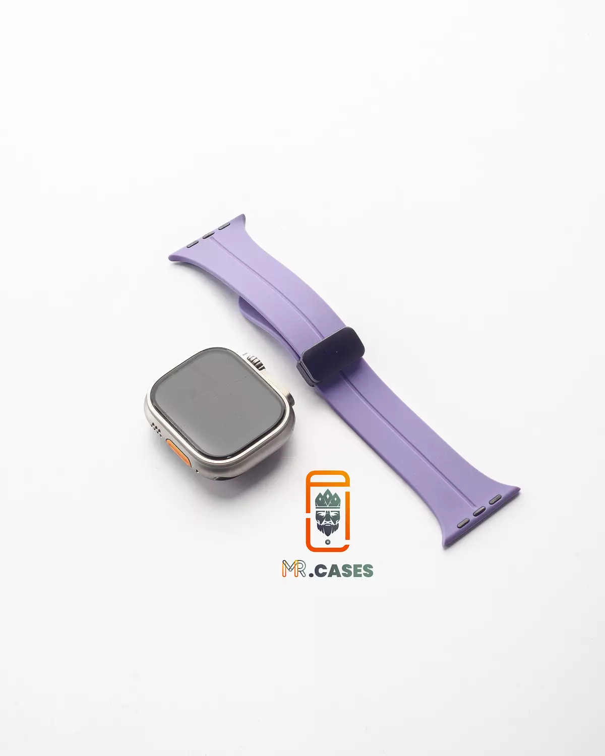 Silicone band with metal lock 4