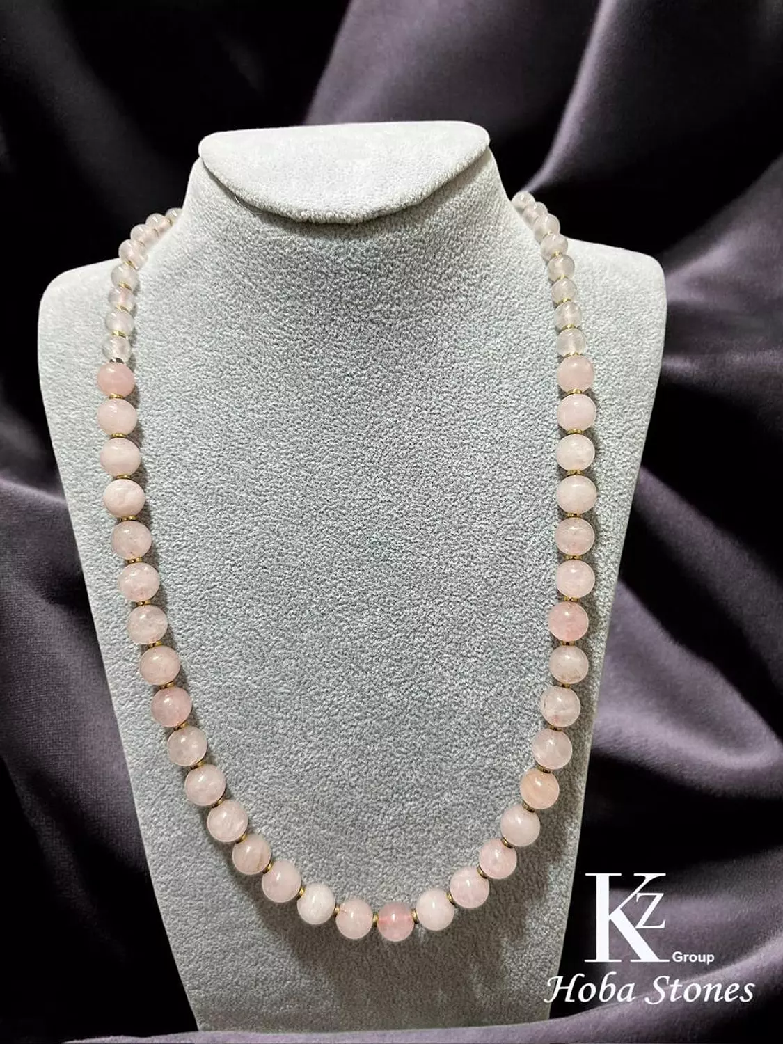 Necklace Rose quartz  hover image