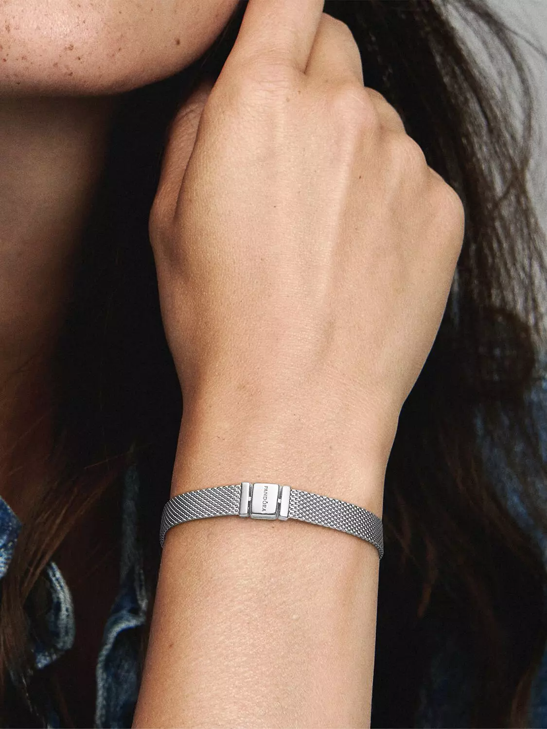 Pandora Reflexions™ Mesh Bracelet Sterling silver 1
