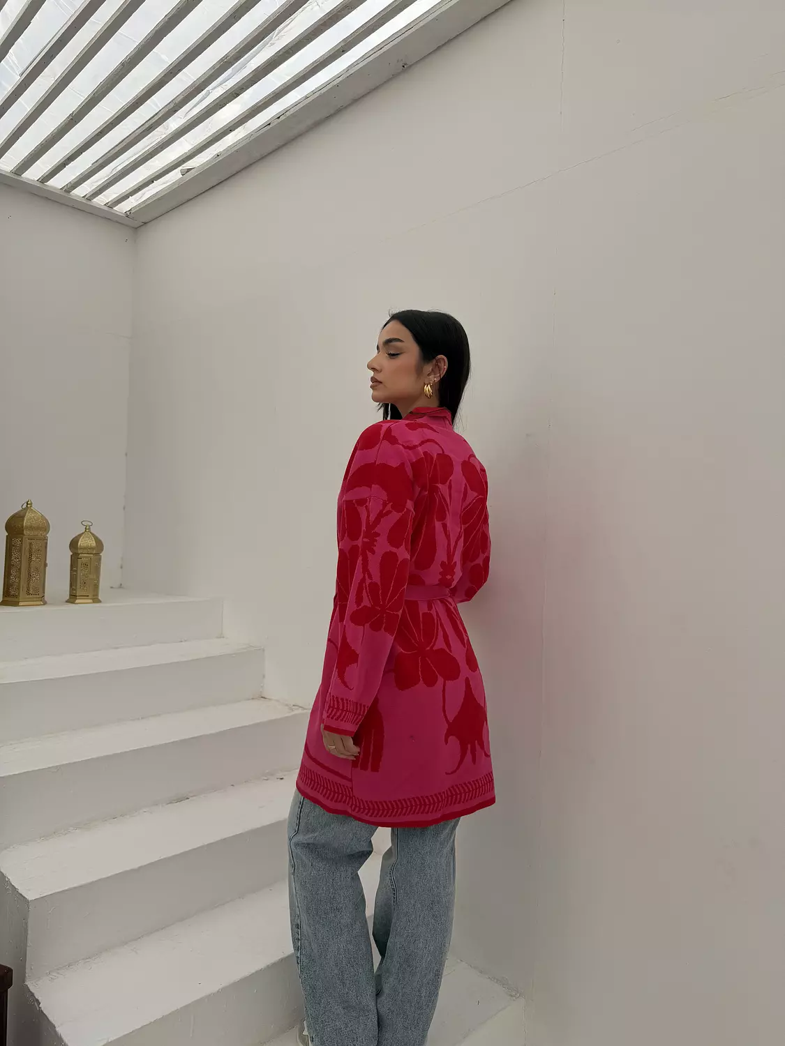 Fuchsia Flame Kaftan 4