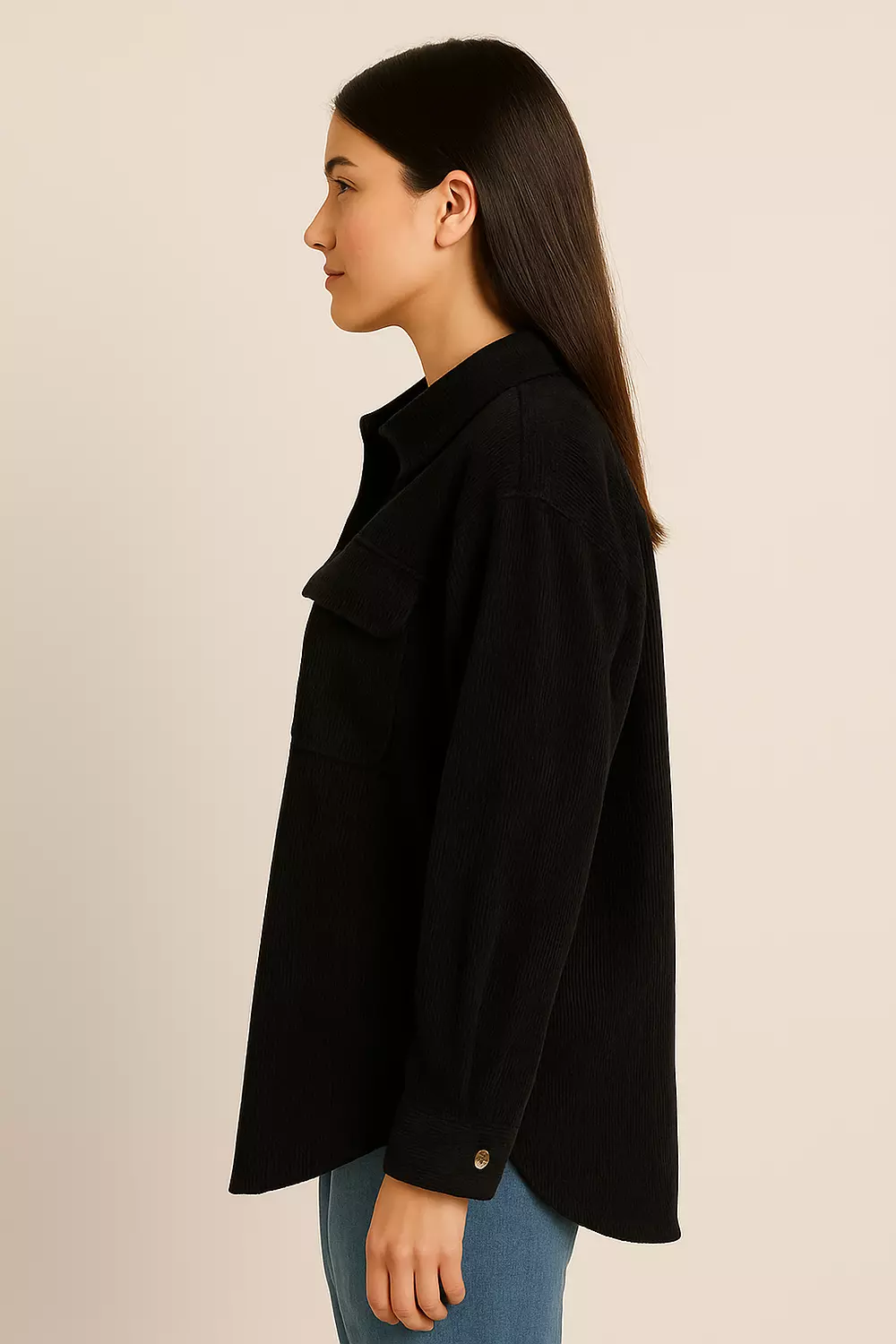 Charcoal Charm Corduroy hover image