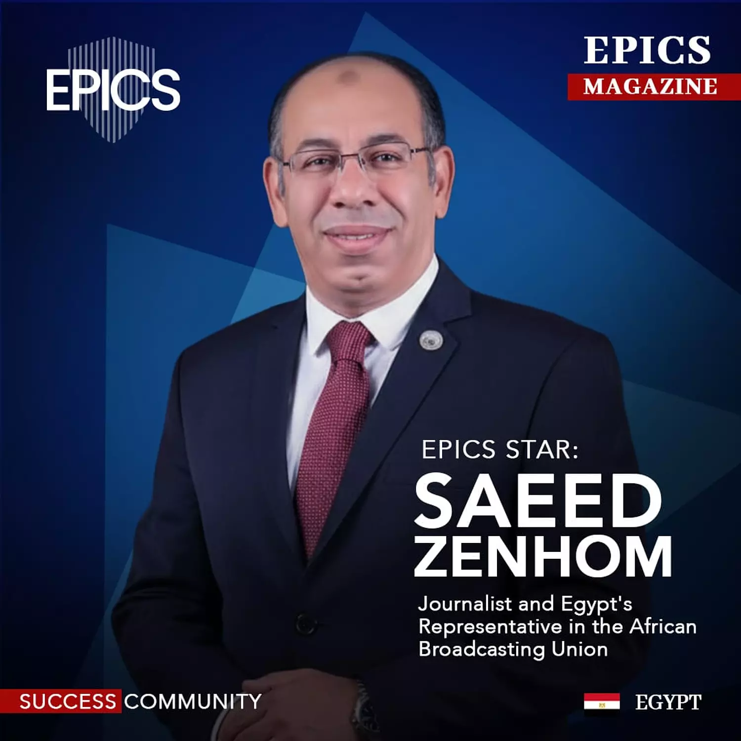 <p style="text-align: start">🎖️🌐Saeed Zenhom,(Story)_Journalist and Egypt's Representative in the African Broadcasting Union</p>