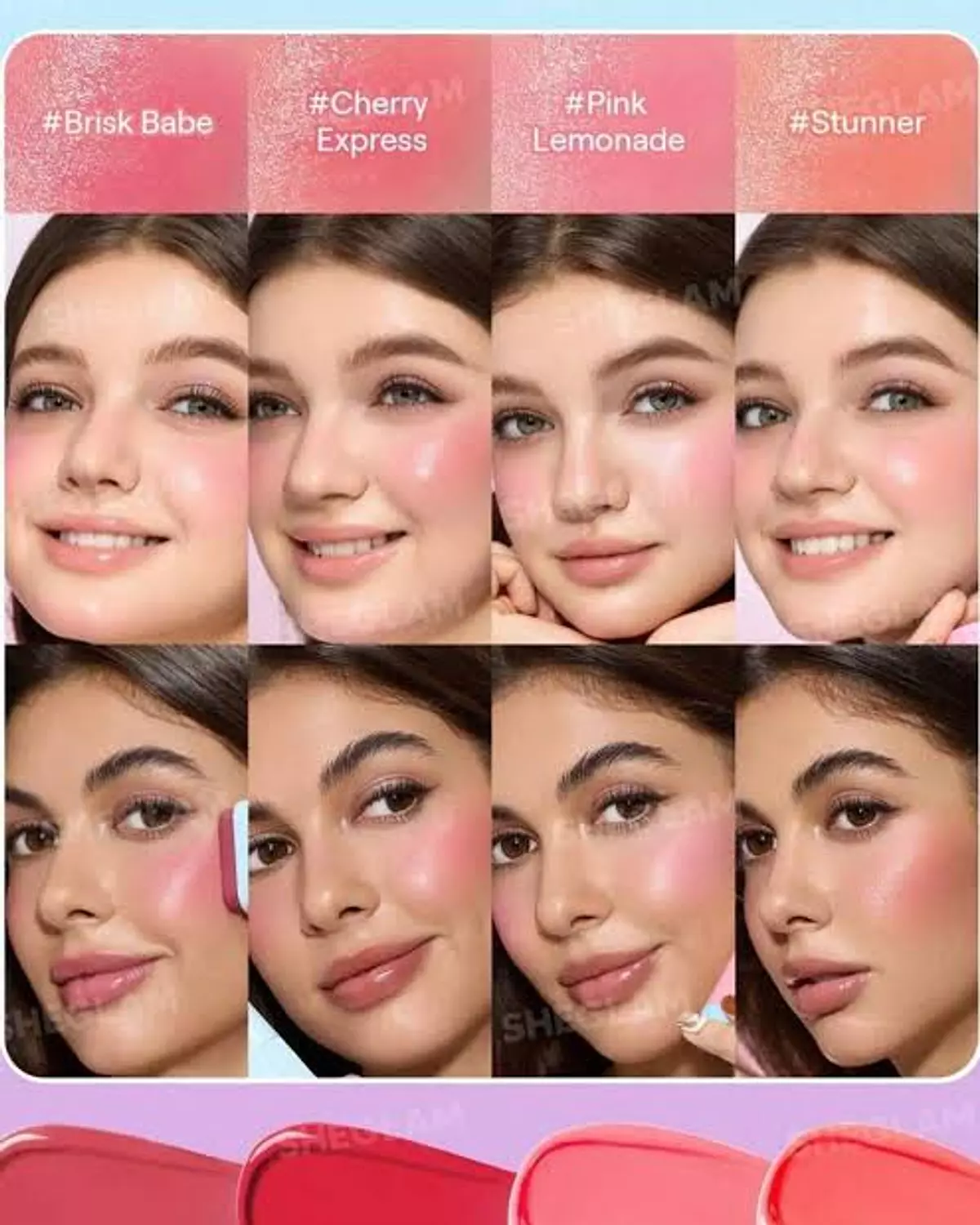 Sheglam Glass Glow Blush Stick CHERRY EXPRESS 2