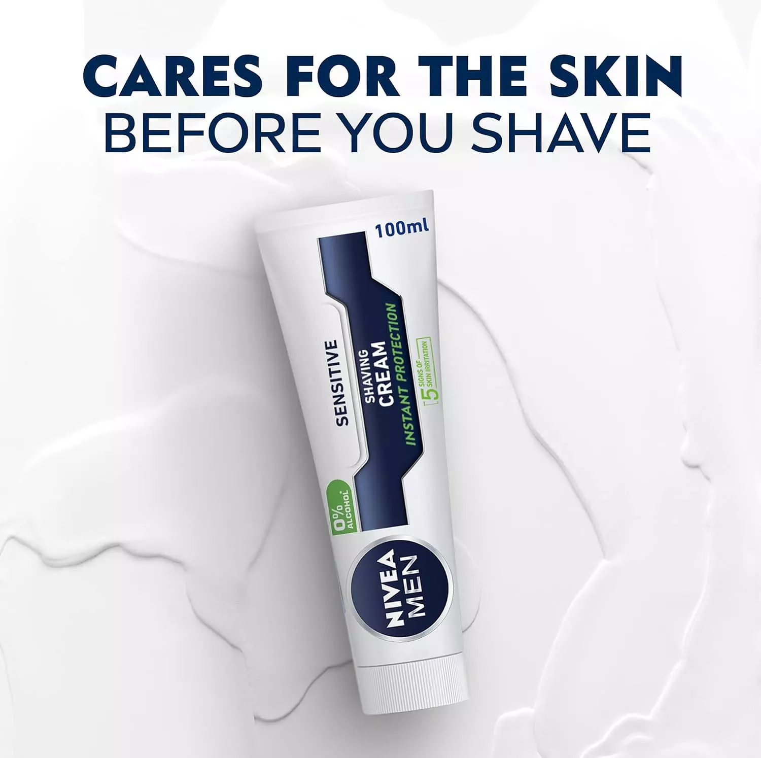 NIVEA MEN SENSITIVE SHAVING CREAM 100 ML 4
