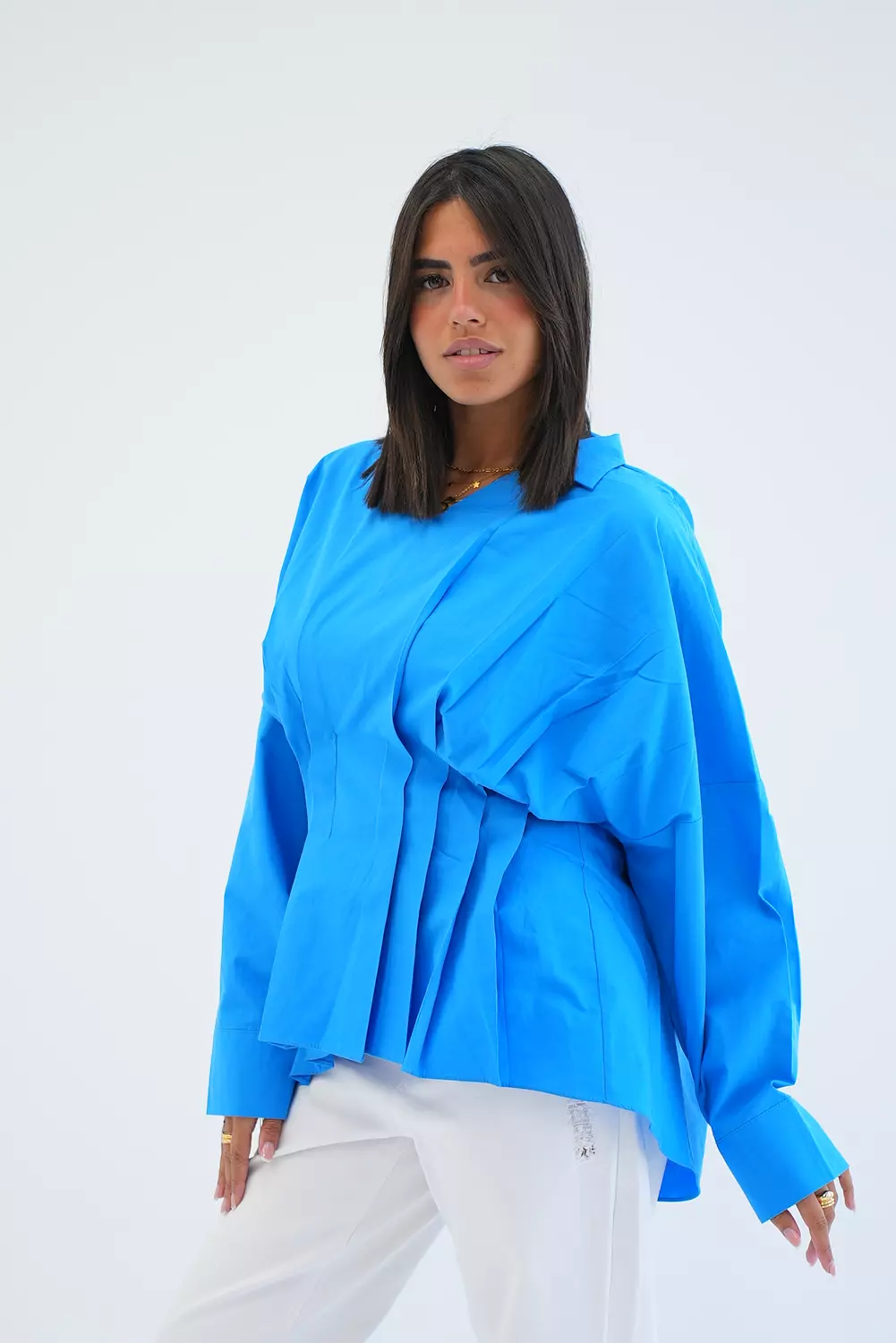 ELLA DRAPE BLOUSE  1