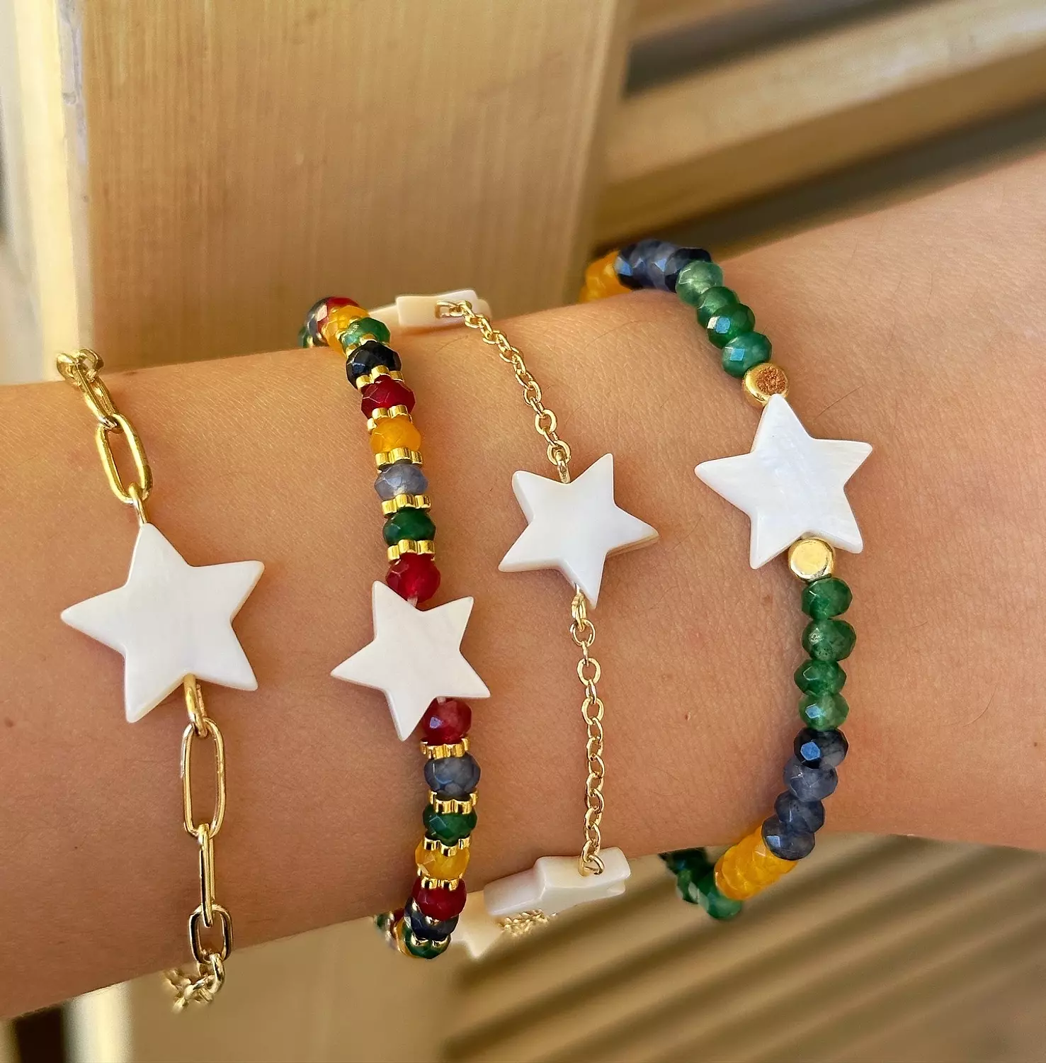 Tropical bracelets set  1