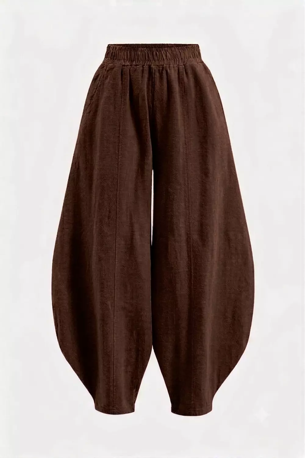Balloon-Fit Linen Pants 3