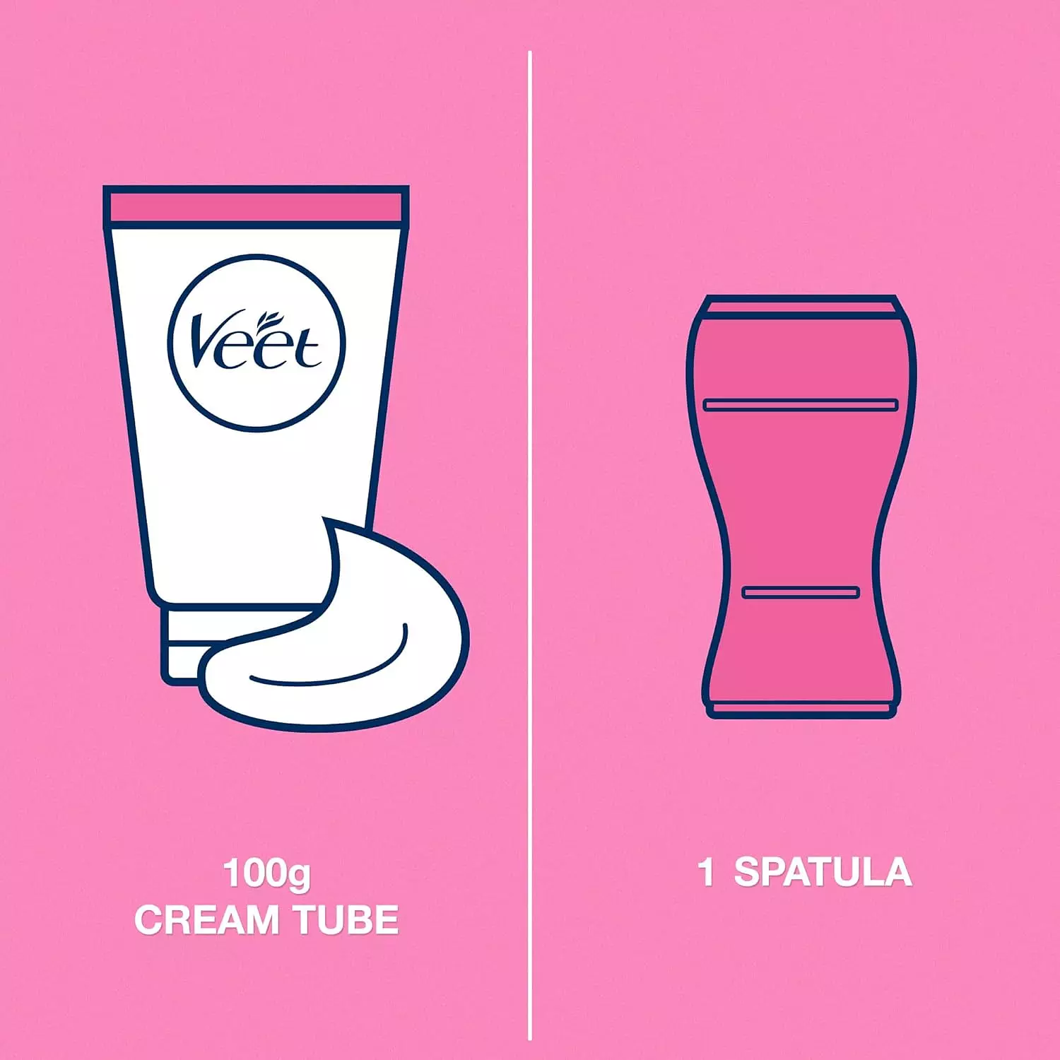 VEET SILKY FRESH HAIR REMOVAL CREAM FOR NORMAL SKIN PINK 100 ML 2