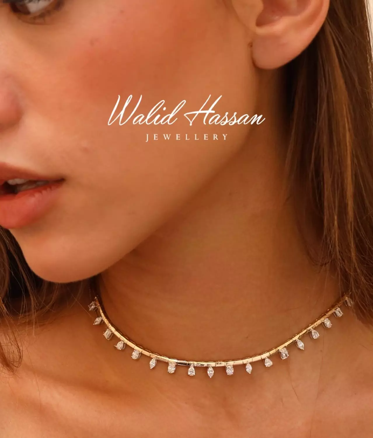 diamond choker 1352 image