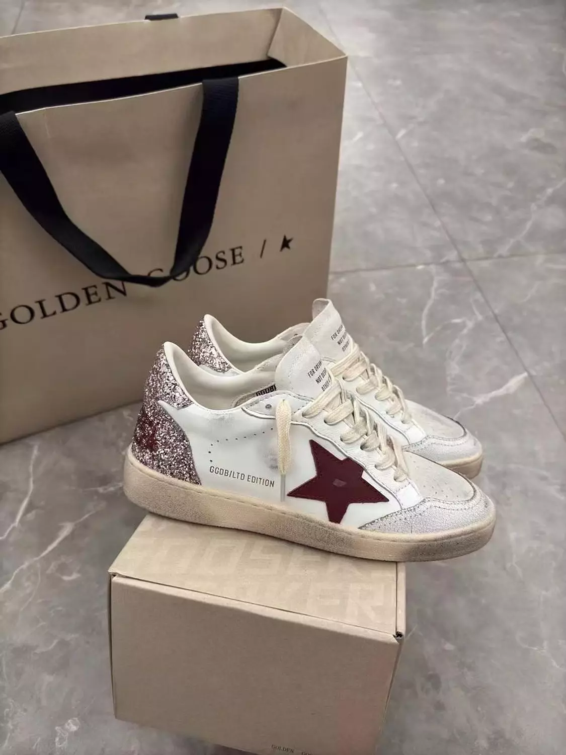 GGDB distressed sneakers hover image