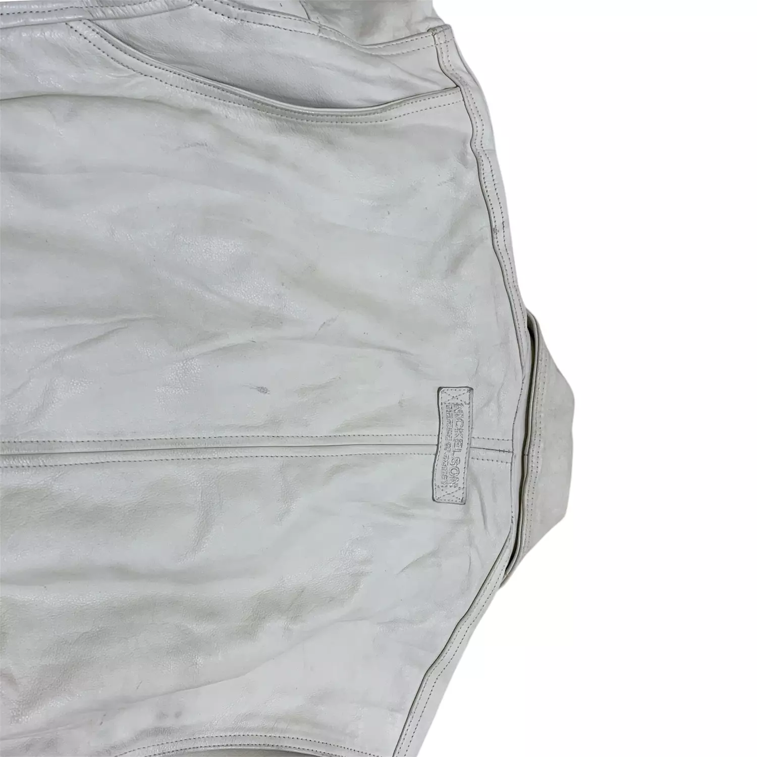 Vtg Nickerson Flight Leather Jacket  3