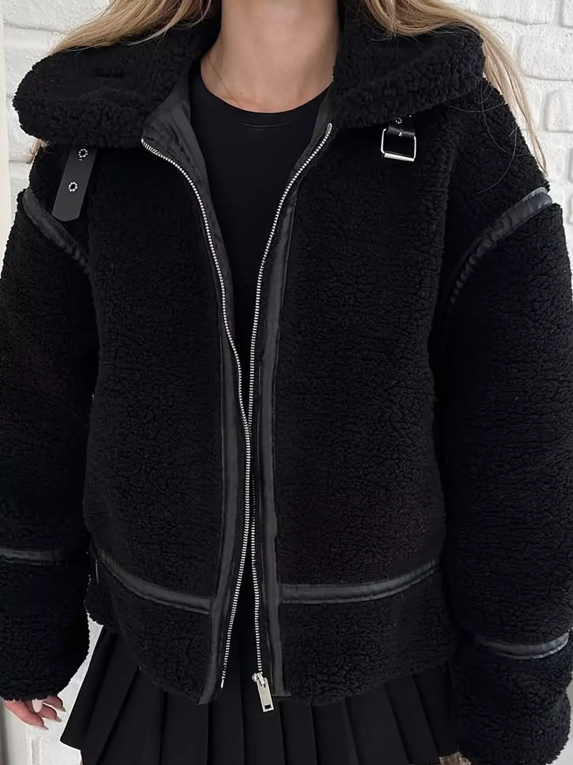 Teddy Faux Shearling Jacket 7