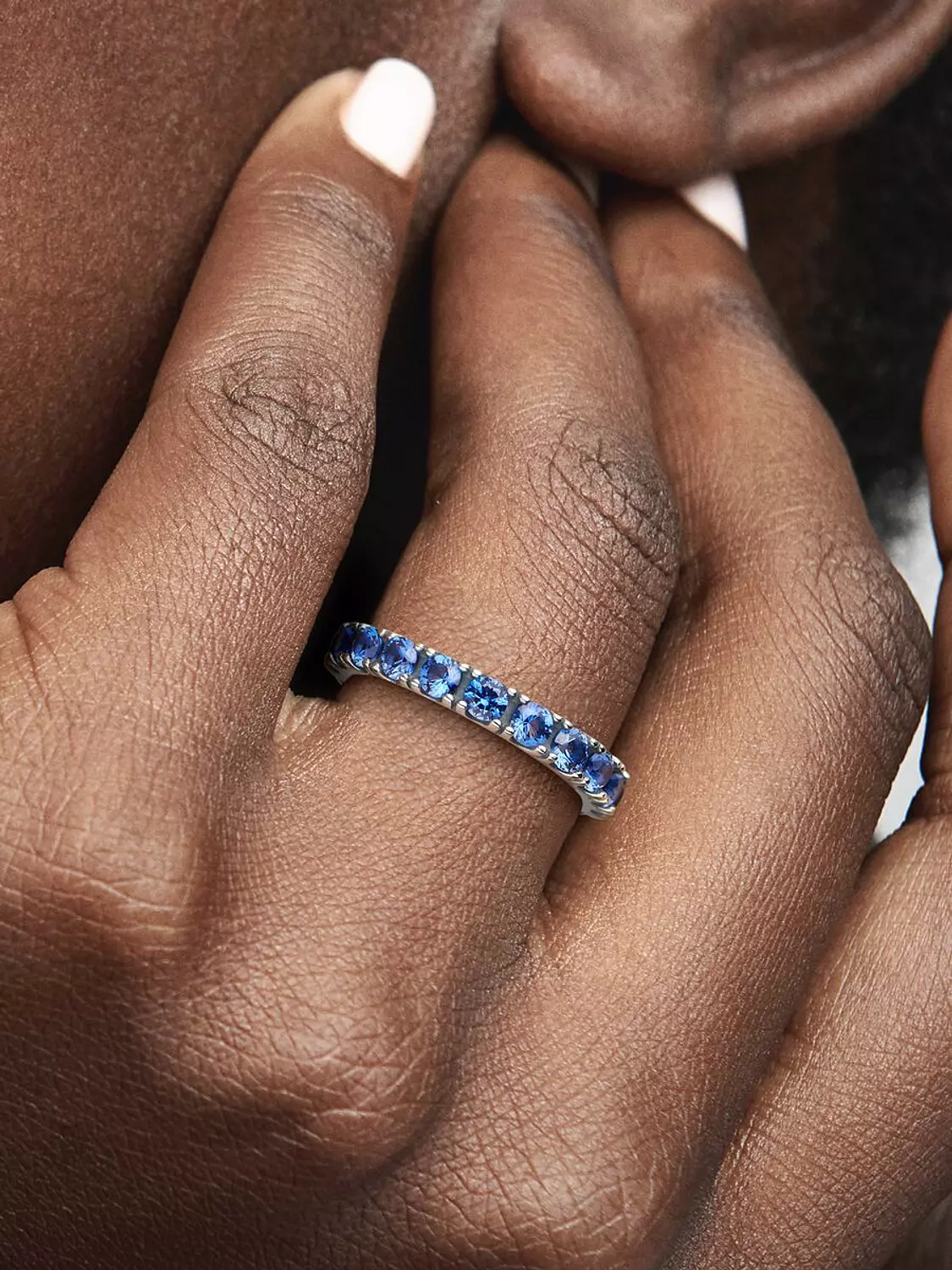 Sparkling Row Eternity Ring 3