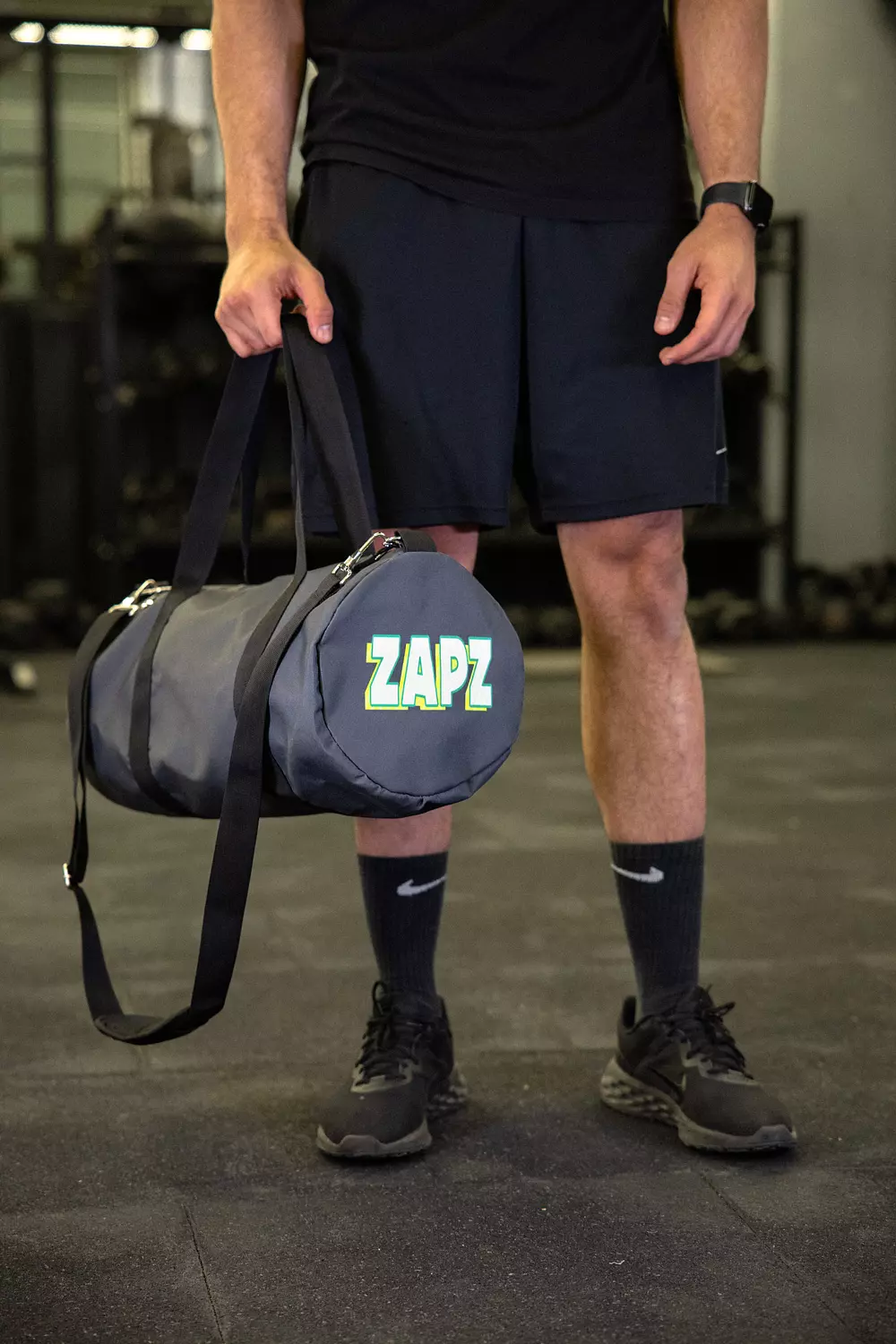 GREY DUFFEL BAG image