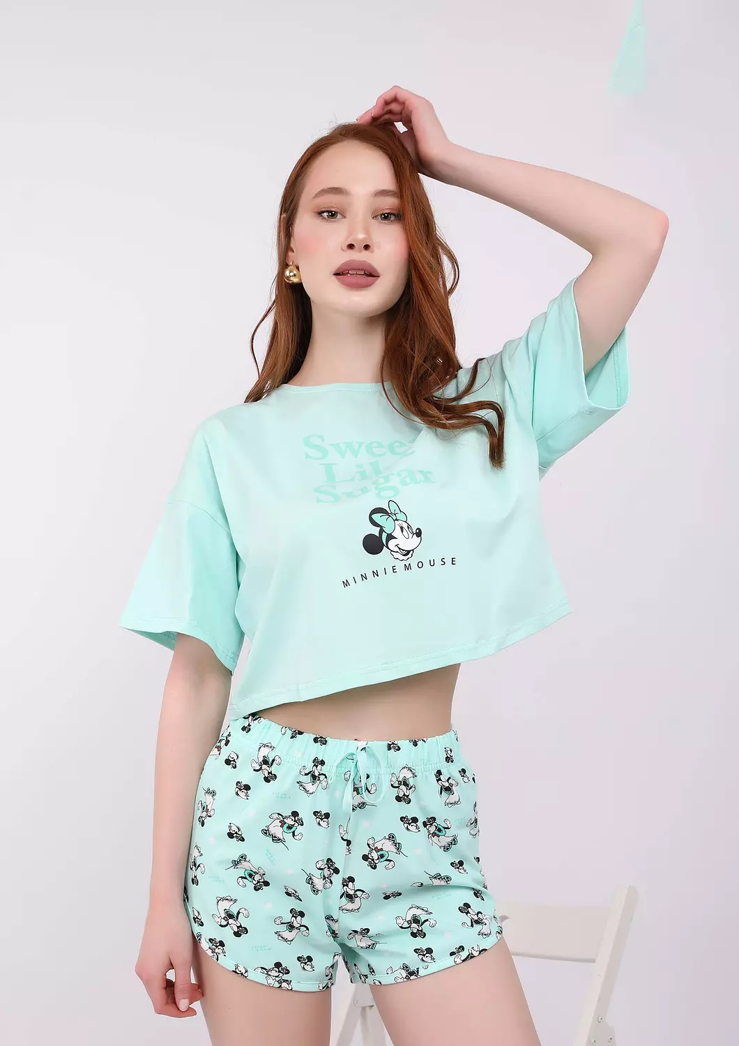 S236 Minnie mouse Short Pajama Set  1
