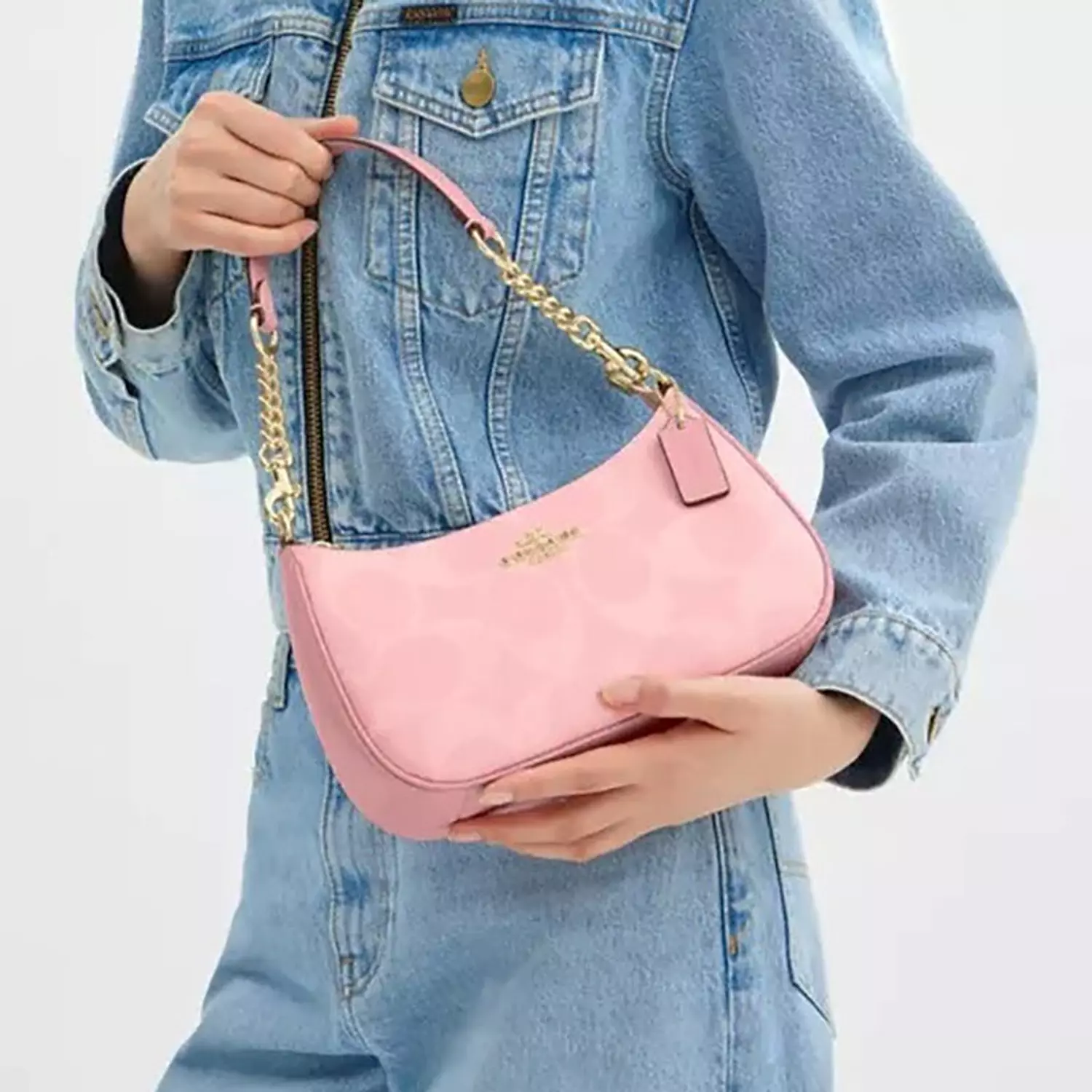 COACH TERI SHOULDER BAG IN PINK 1