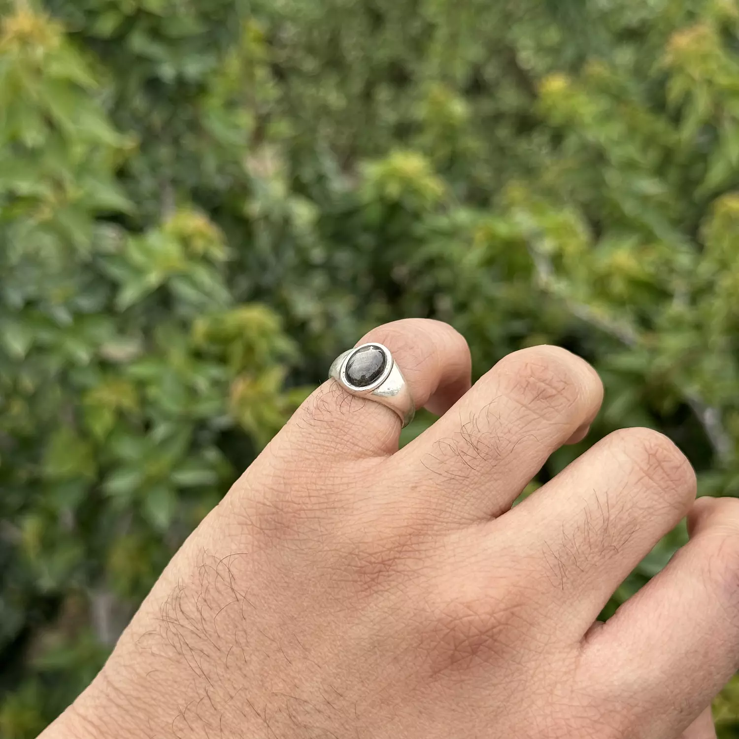 Black Obsidian Ring image