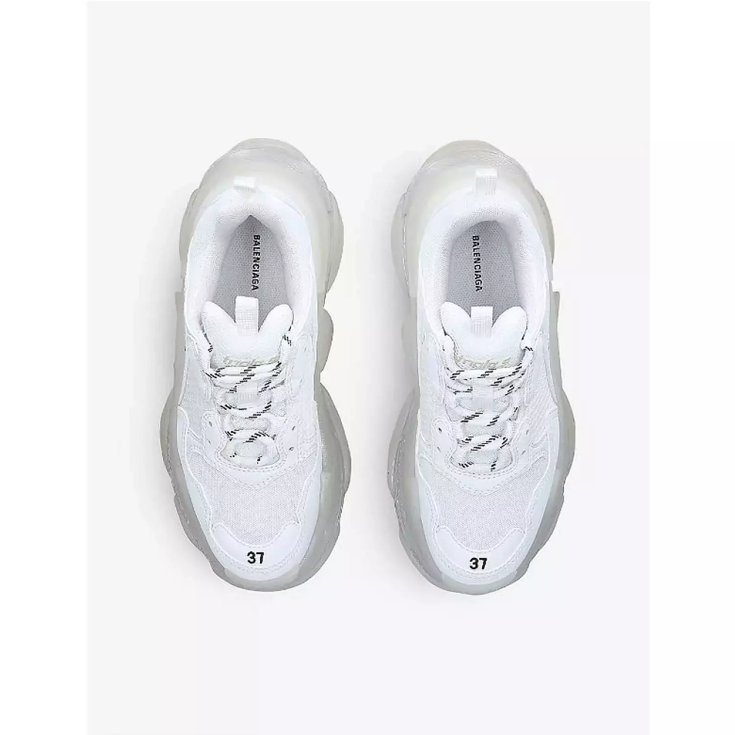 Balenciaga Triple S Clear Sole White 2