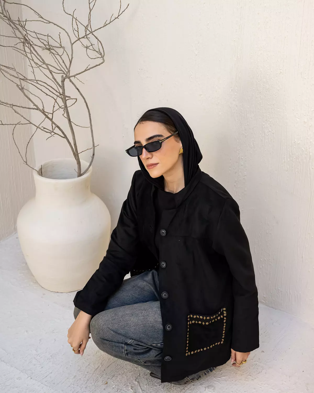 Studded Jacket in black 3