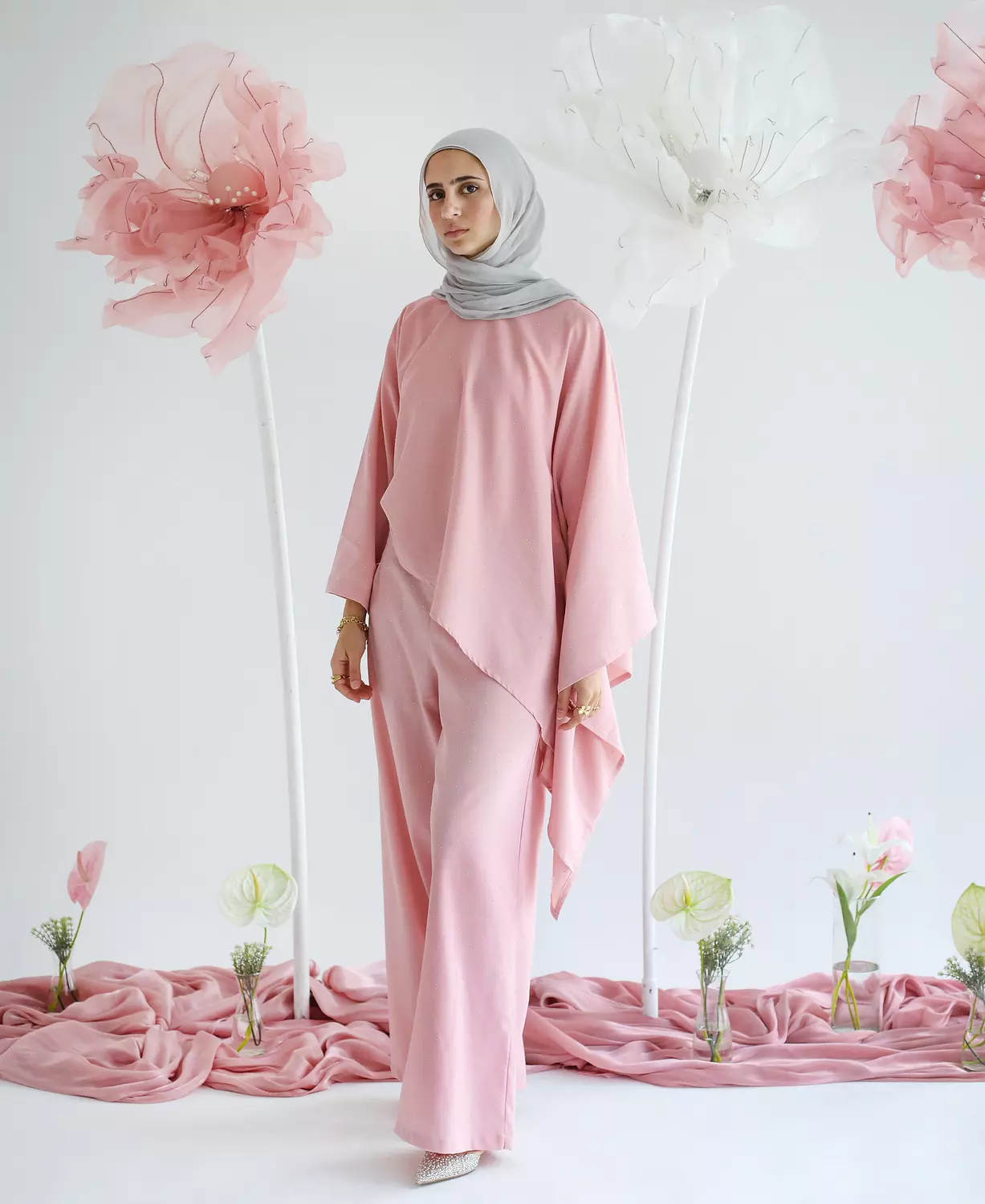 Rhinestone Blouse in Pink image