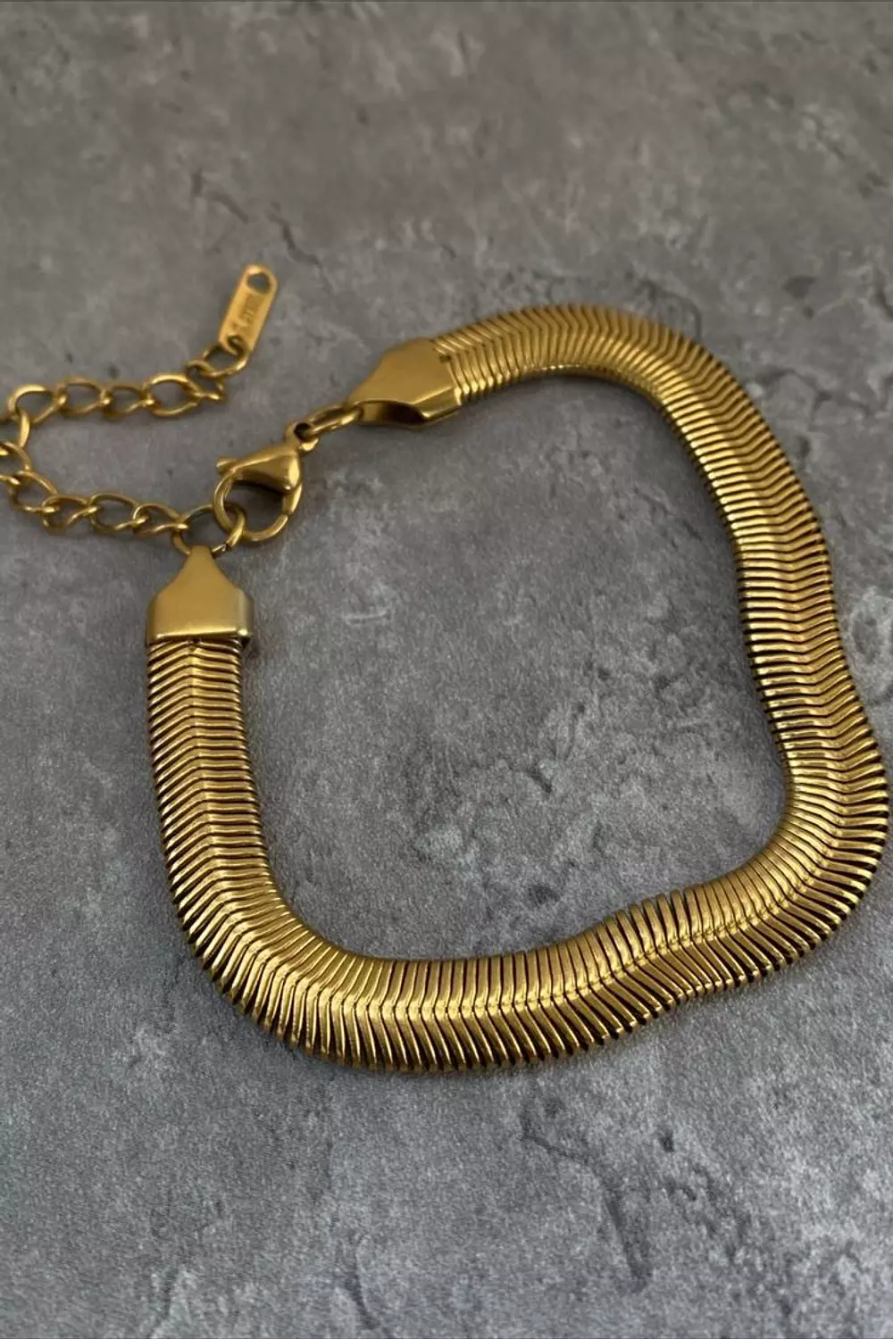 Wide snake bracelet  image