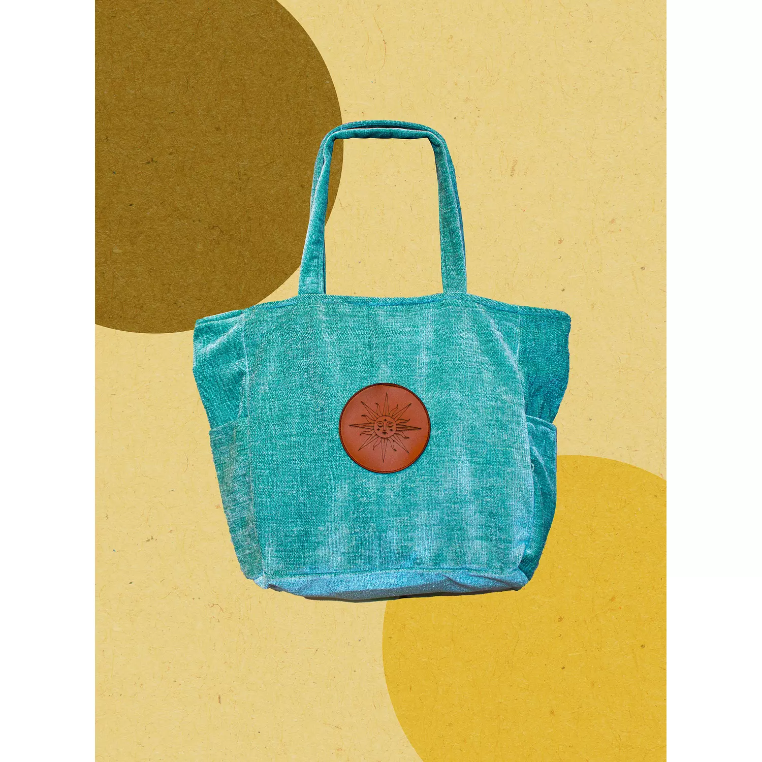 Mint Green Boho Tote Bag image