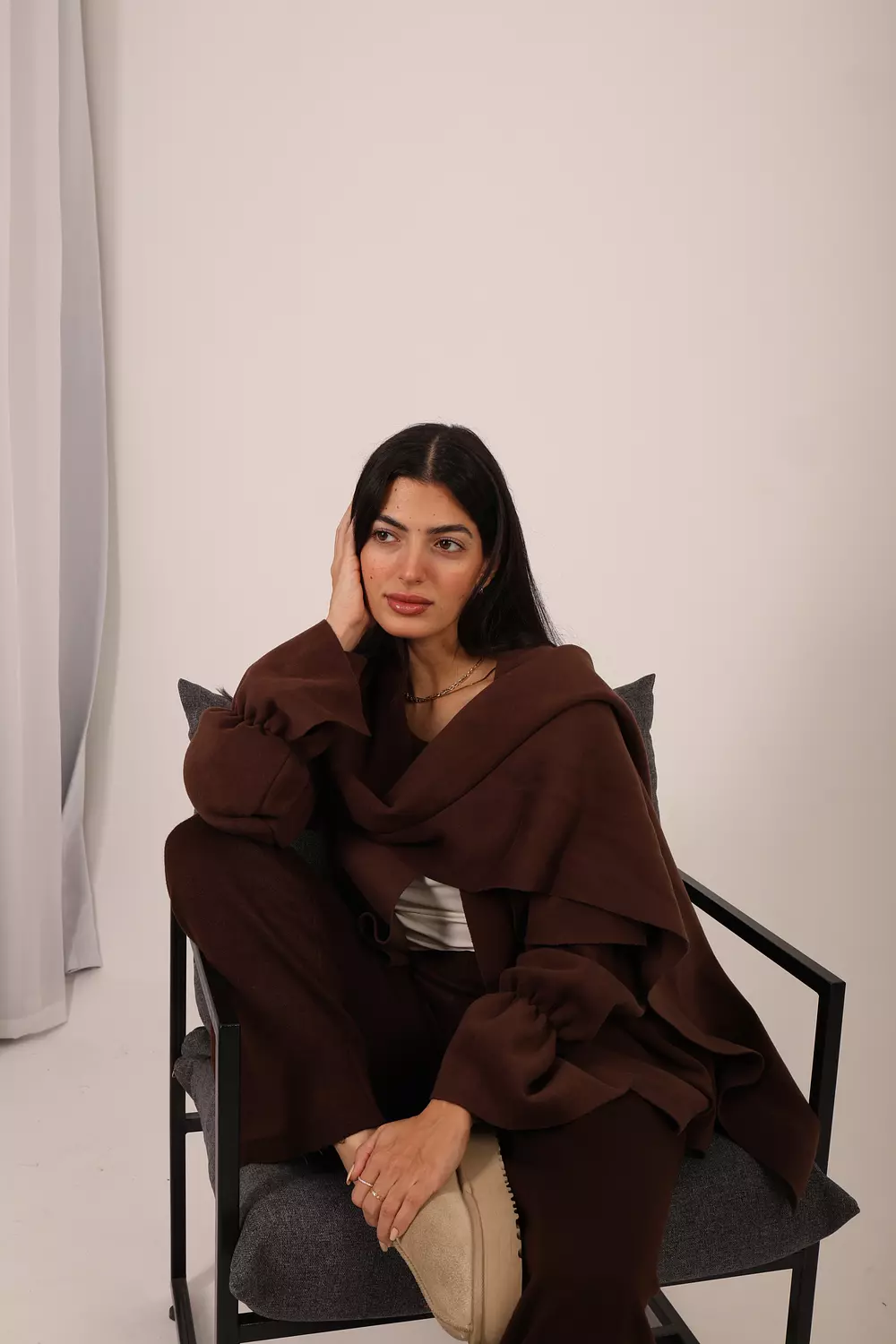 Mocha Scarf Full Set image