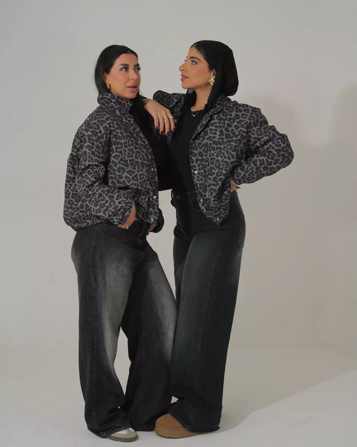 Olive Leopard Bomber Jacket 2