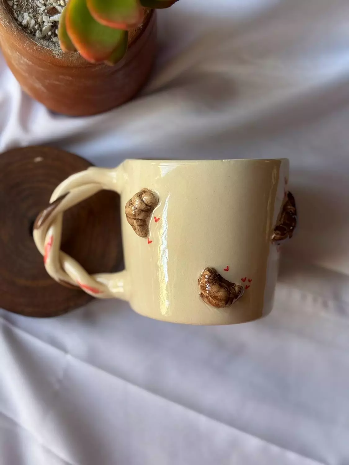 morning croissant mug image