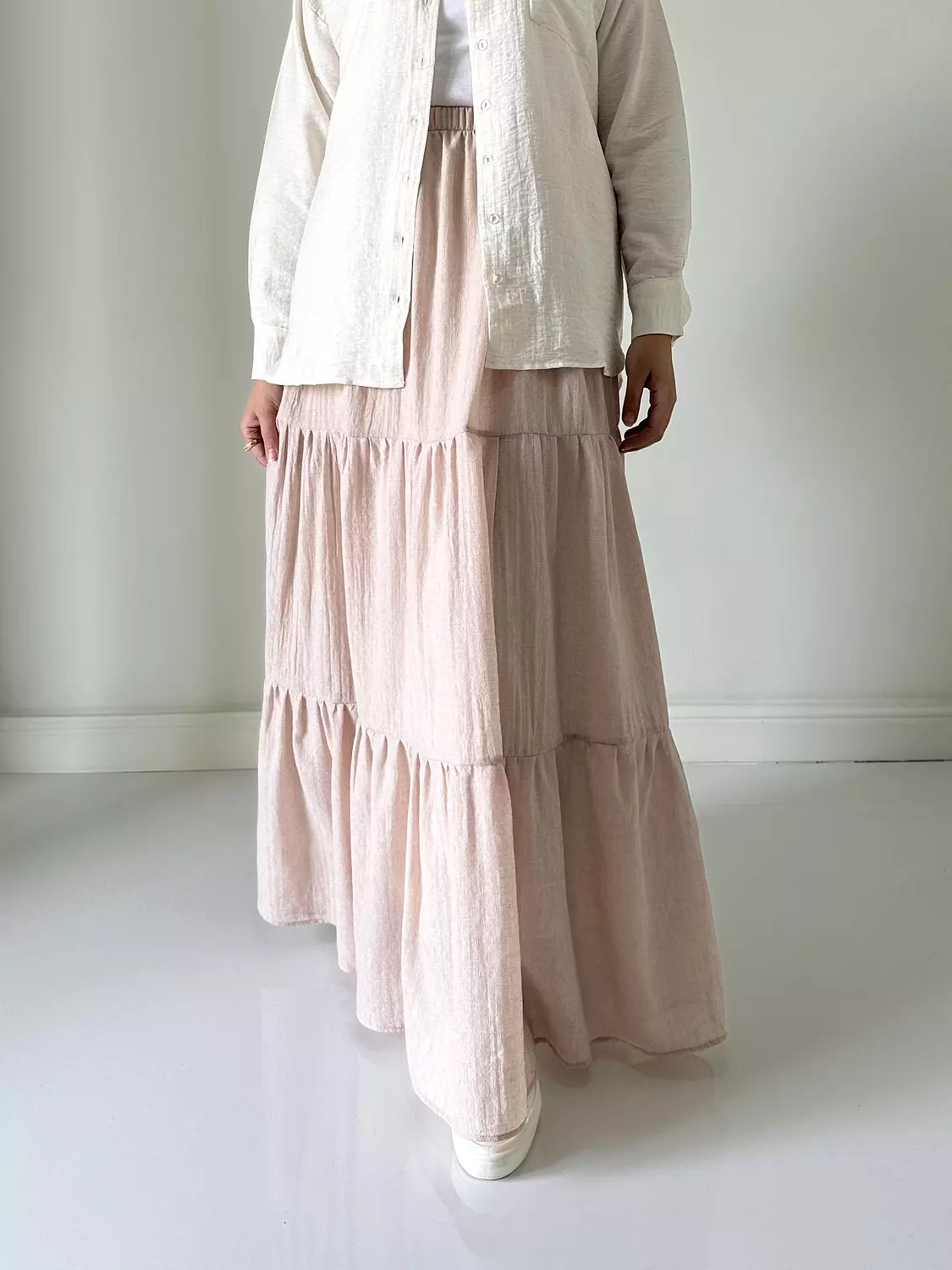 Levoil Linen Skirt 14