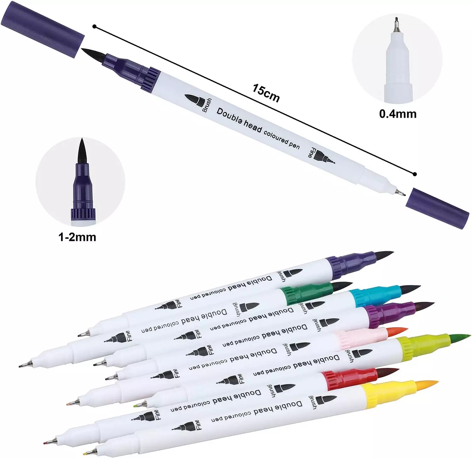  Watercolor Brush Marker Pen 4