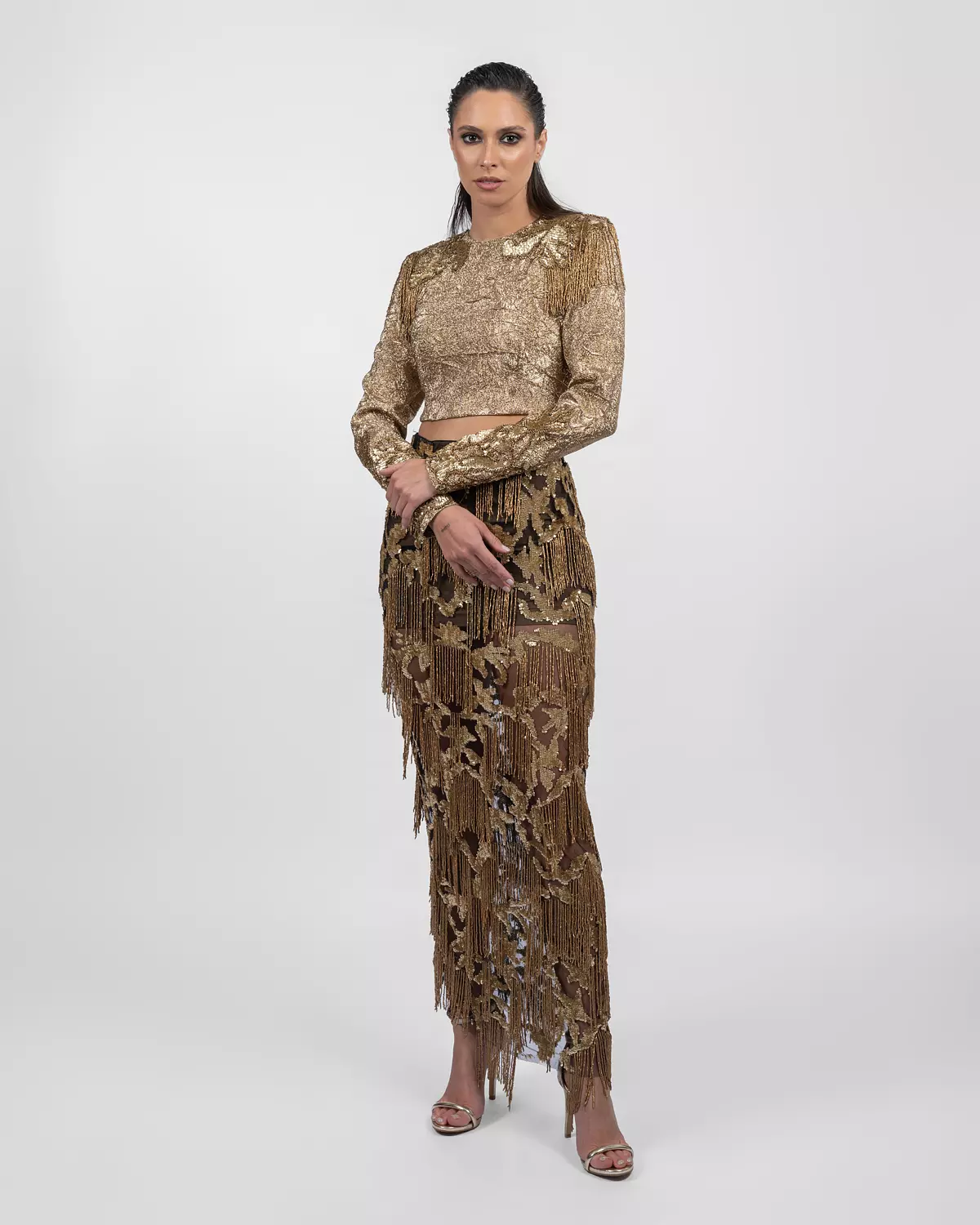 Majestic Golden Fringes Set 2