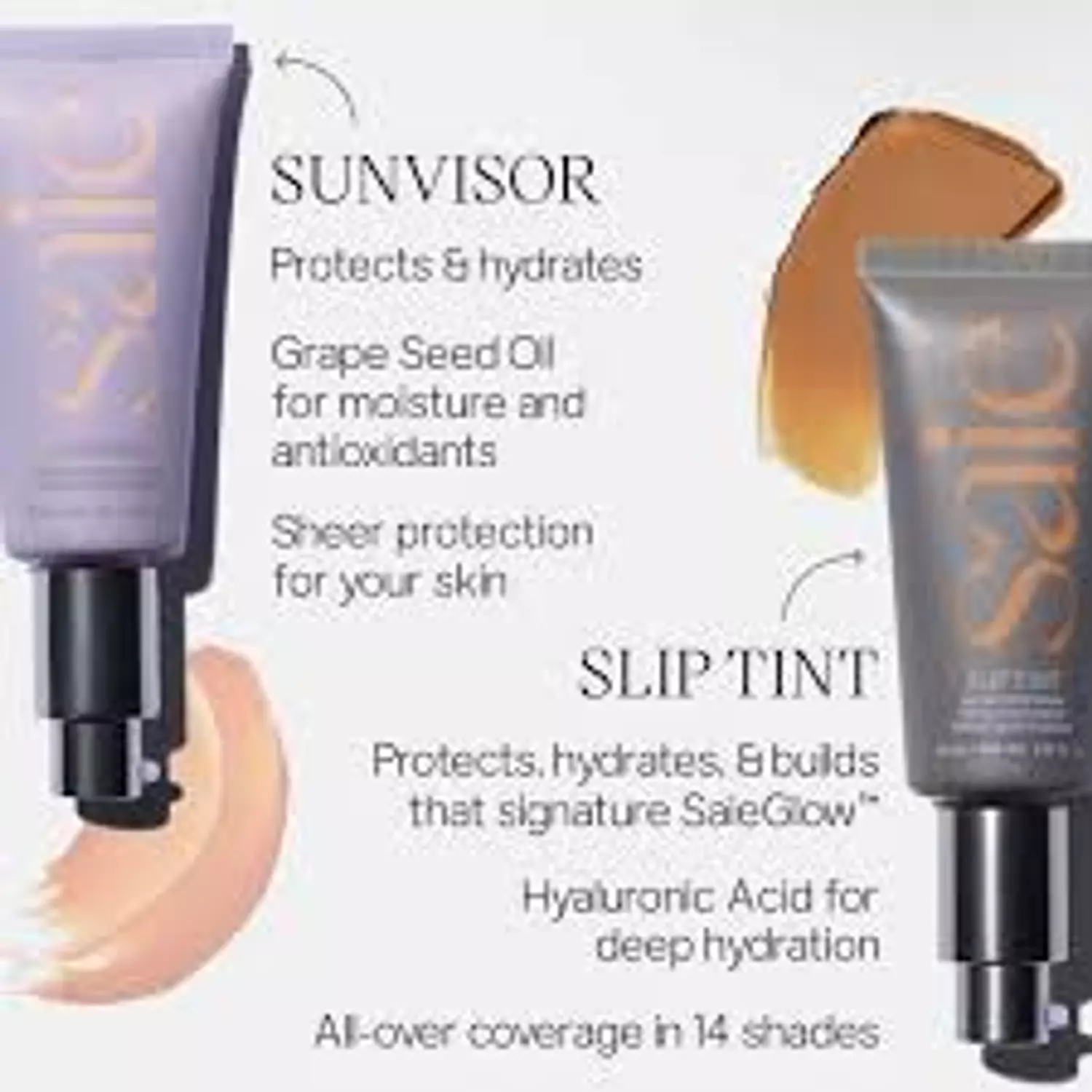 Saie SUNVISOR YOUR SERUM, OIL, MOISTURIZER, AND SPF 35 SUNSCREEN ALL IN ONE. 3