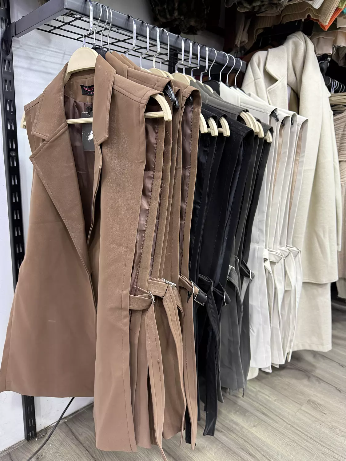 Turkish leather jacket with belt 8