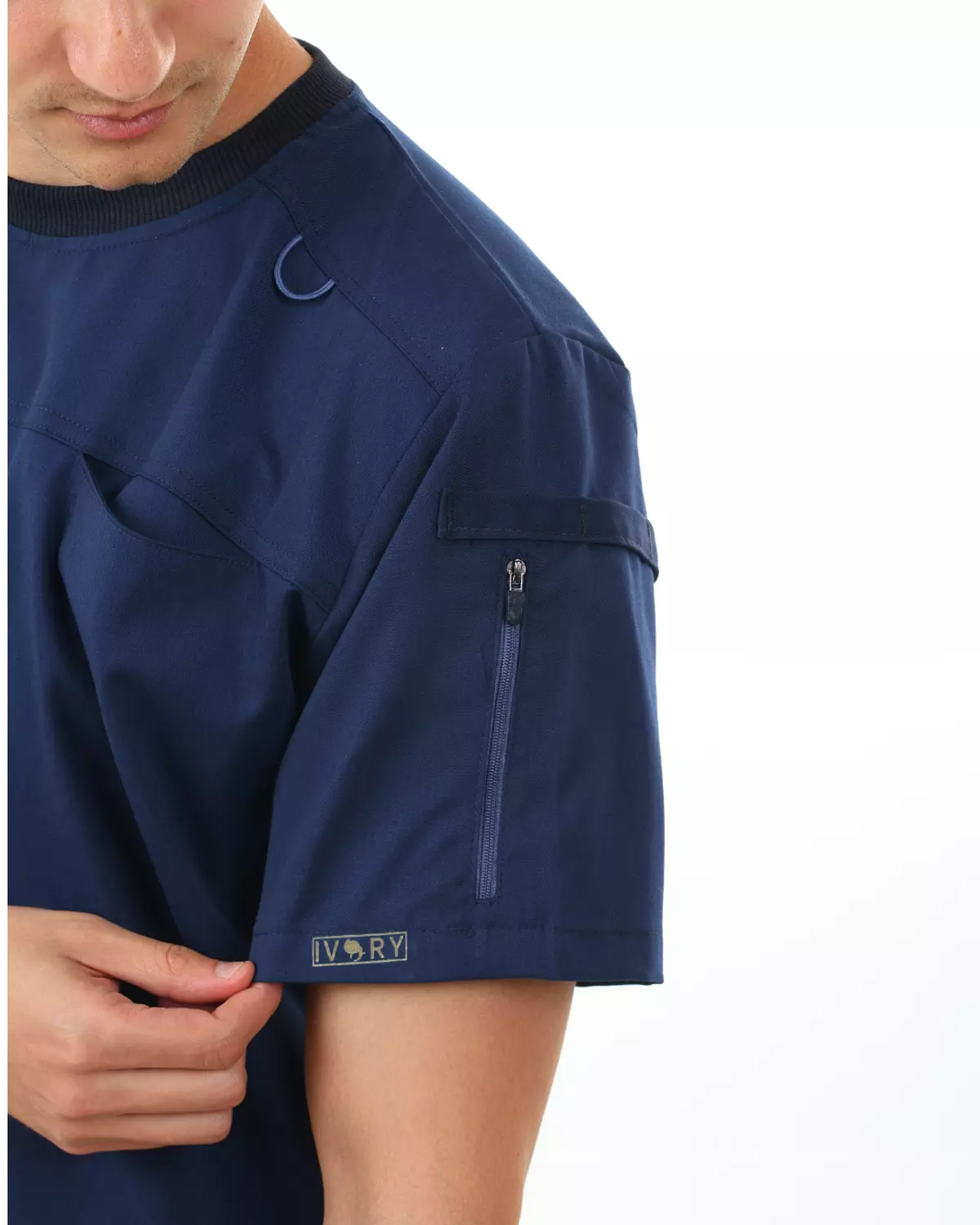 Dark Blue Sporty Scrub 7