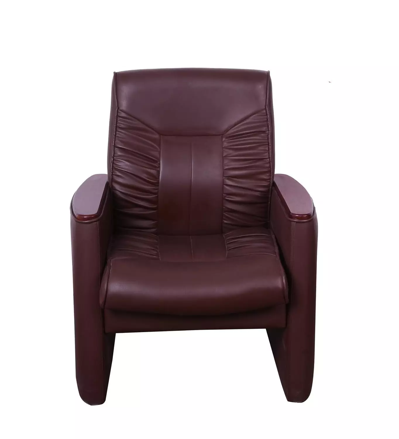  Sherman's chair 1 black leather seat