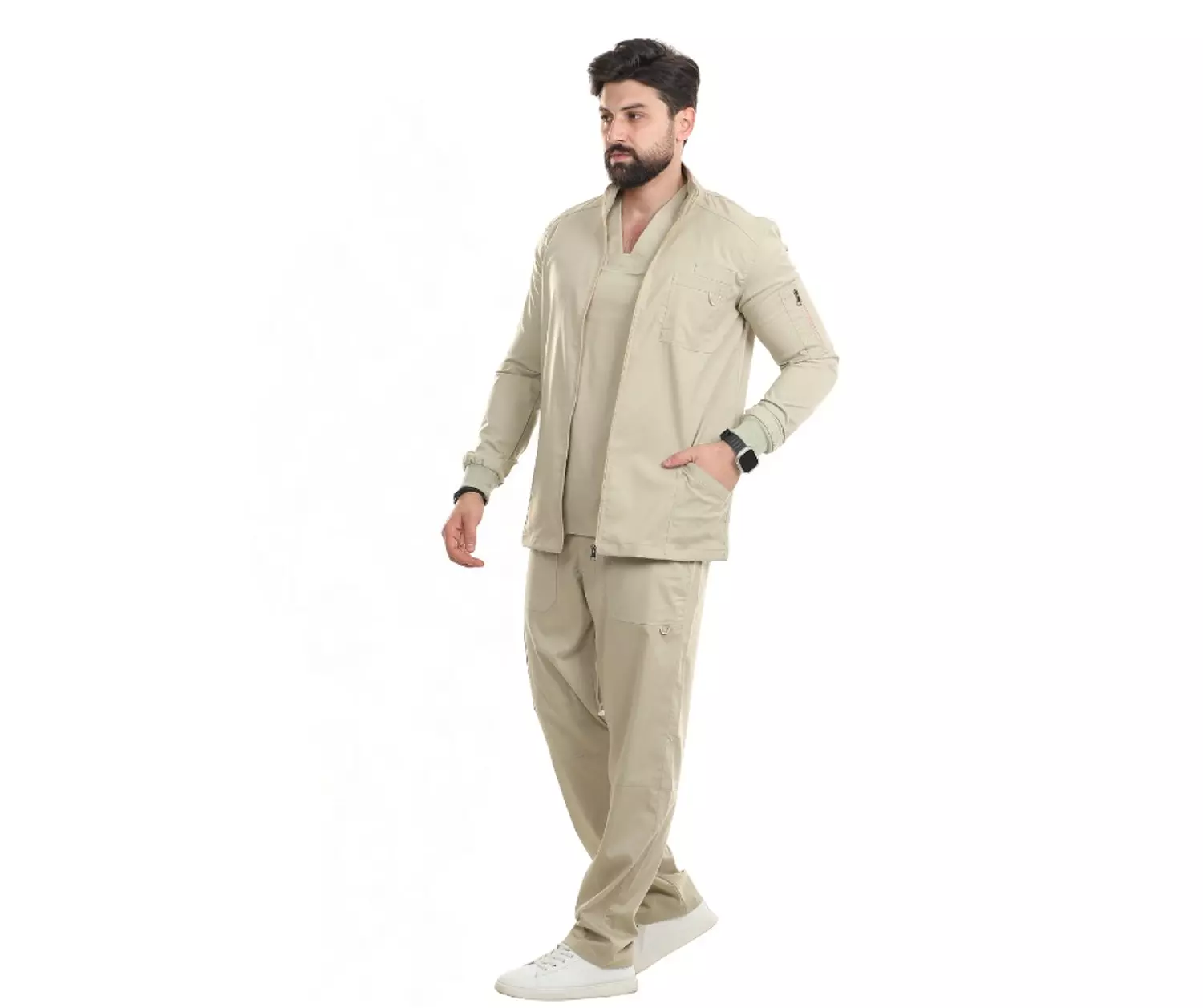 Beige New Dynamic Jacket  1