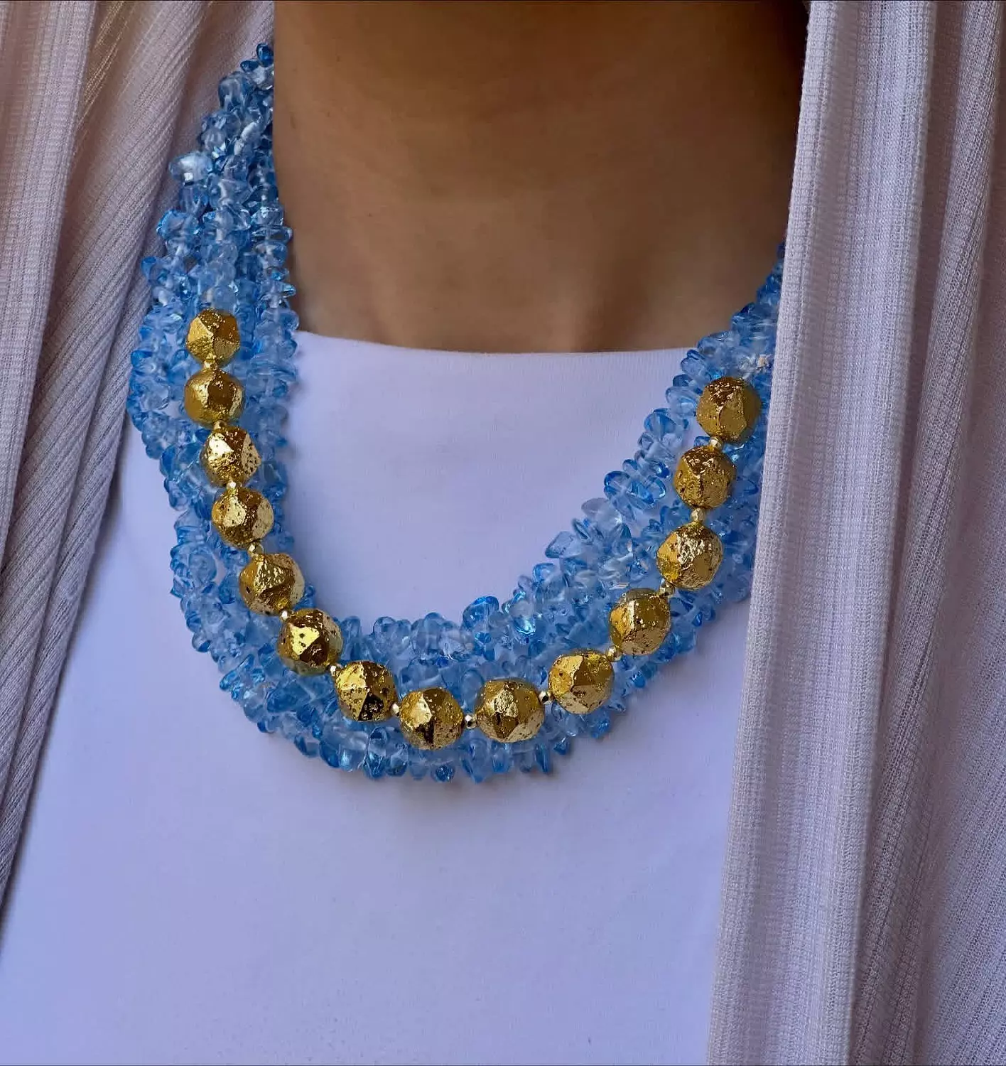 Golden Blue Statement  hover image