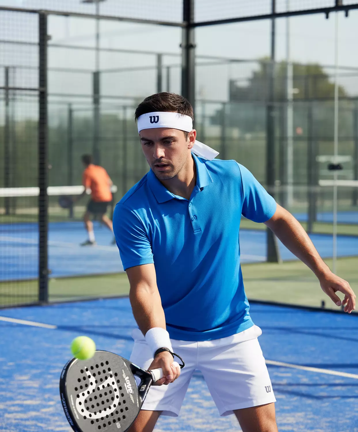 Wilson Tie Headband - Bright White hover image